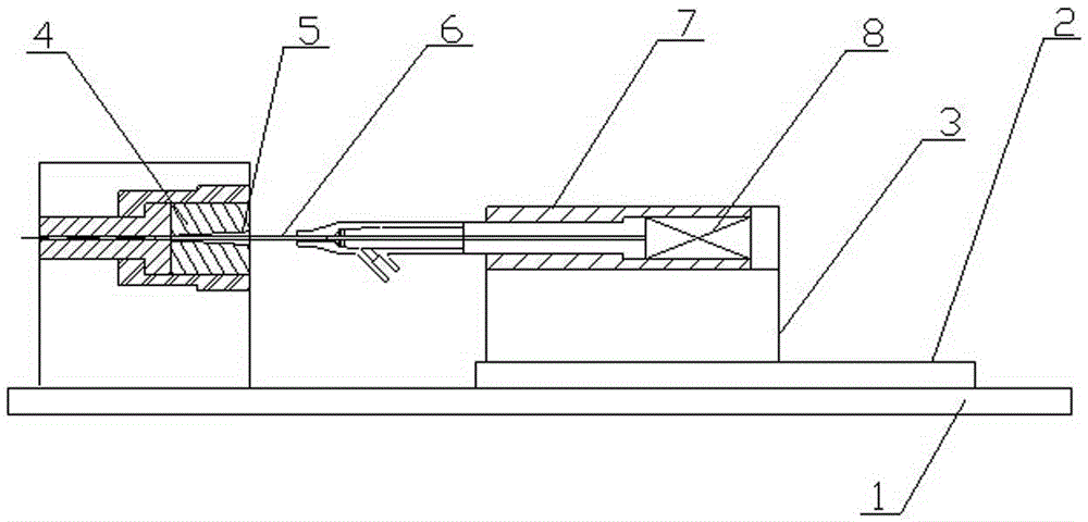 Catheter head melting equipment and catheter head melting technique based on same