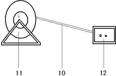 A dynamic indicating guiding lighting line