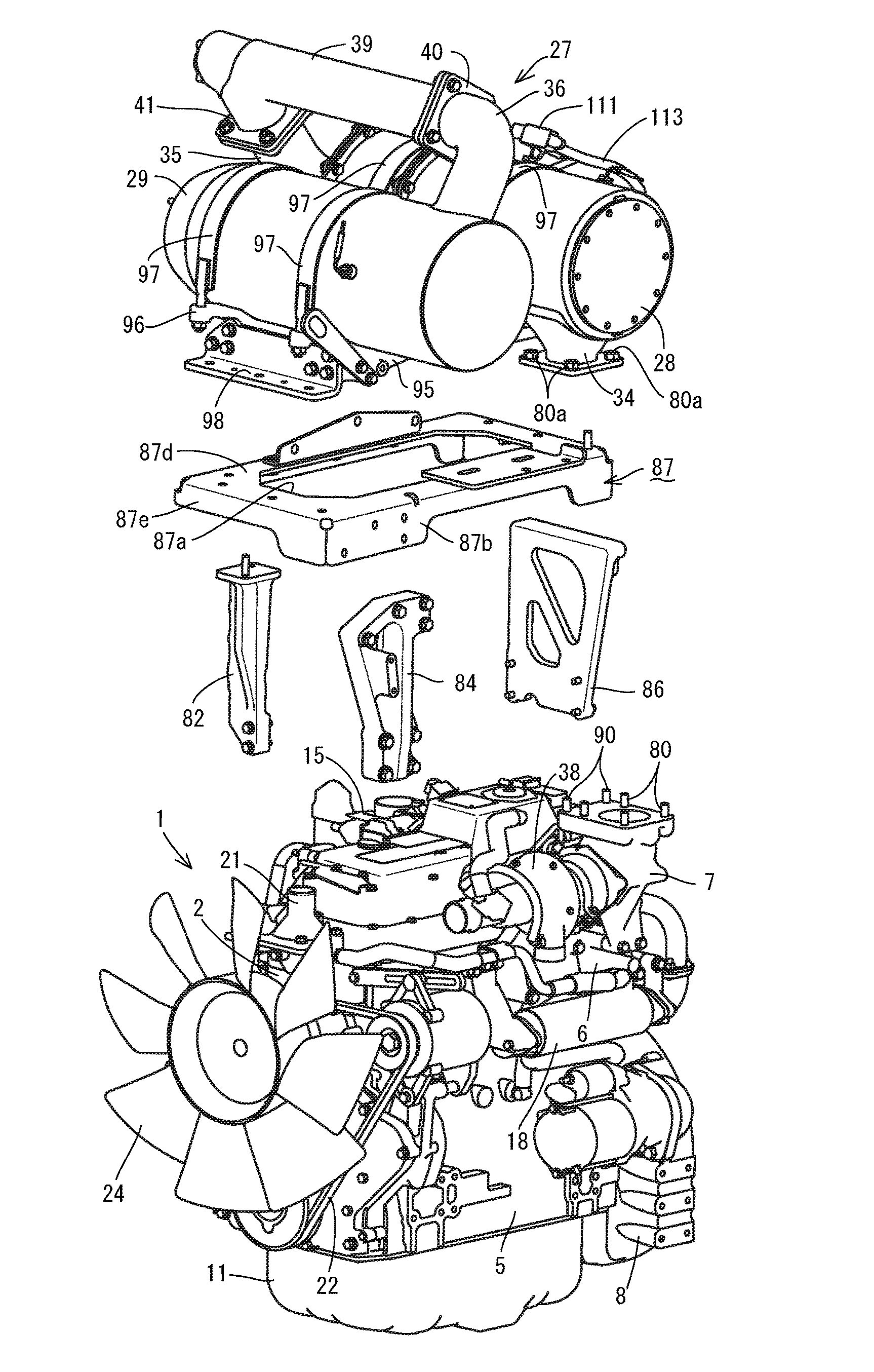 Engine device