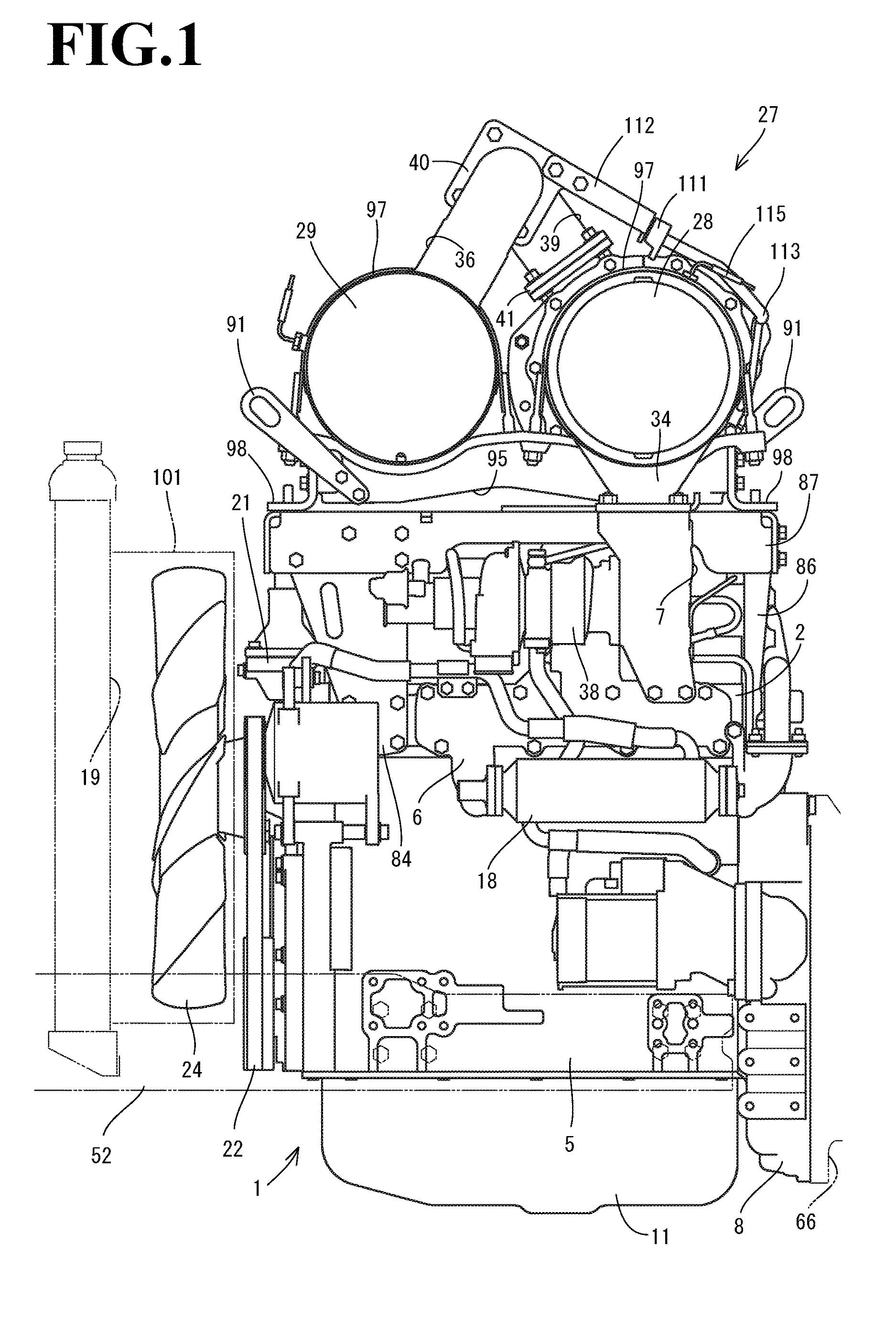 Engine device