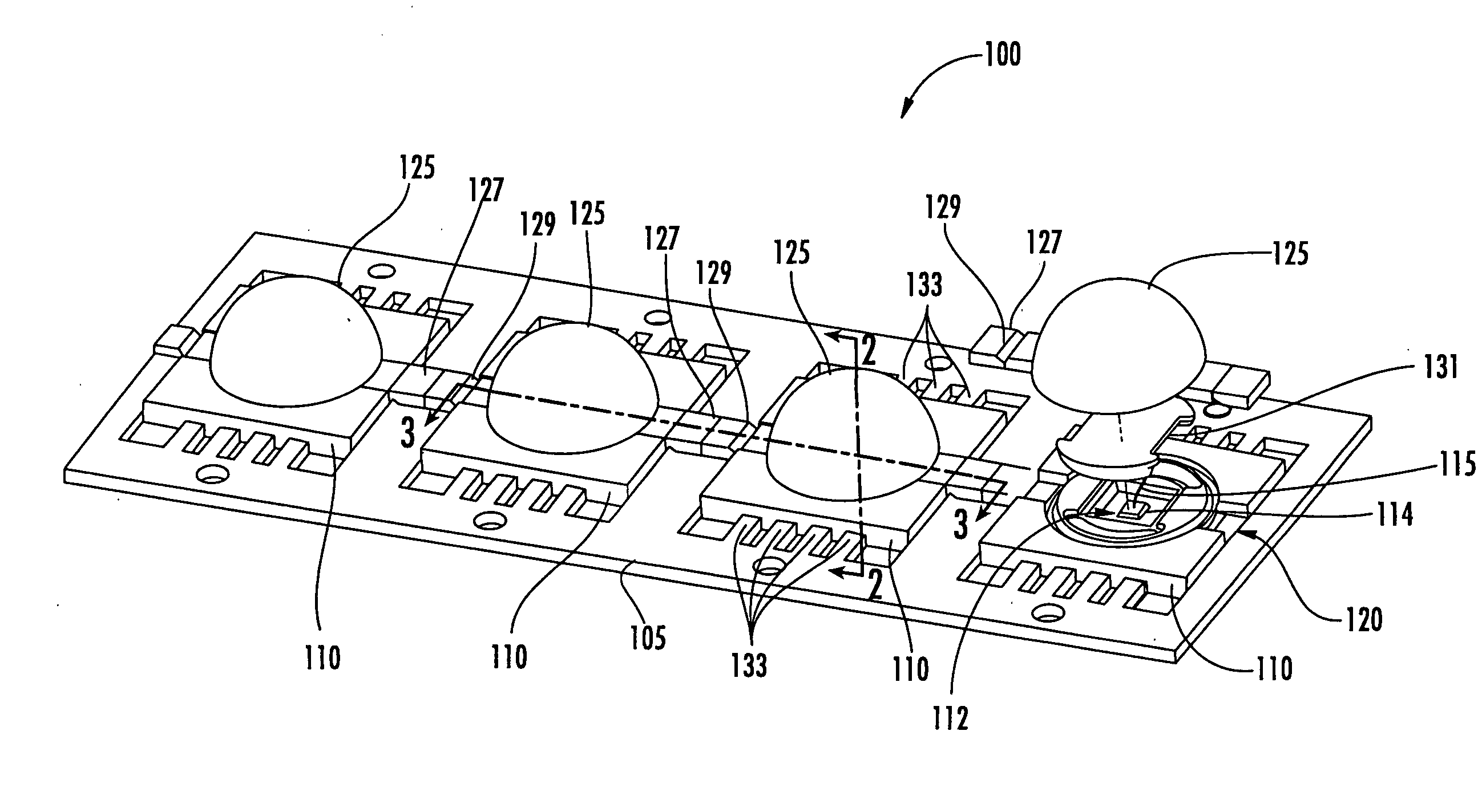 Methods of forming semiconductor light emitting device packages by liquid injection molding and molded semiconductor light emitting device strips