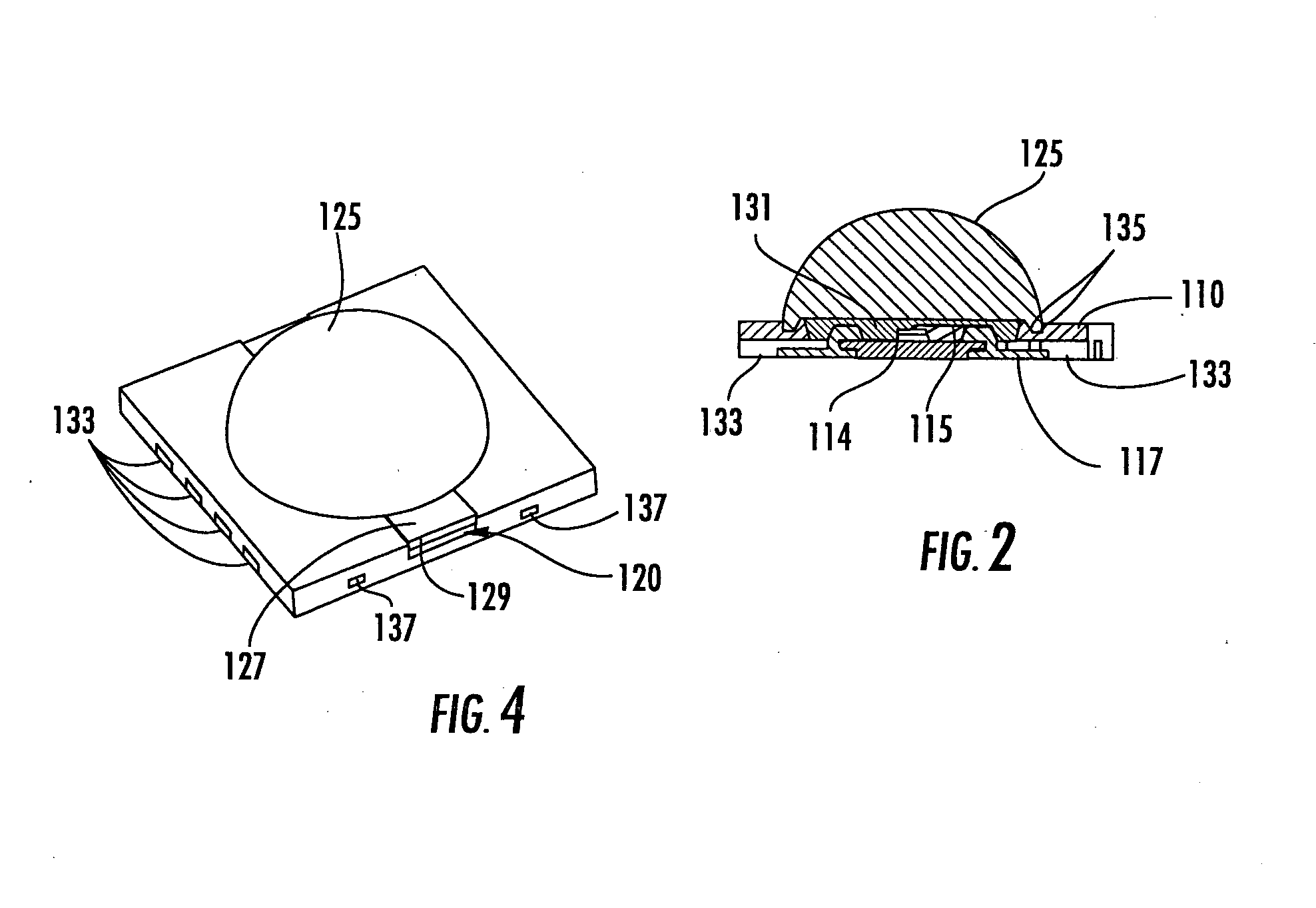 Methods of forming semiconductor light emitting device packages by liquid injection molding and molded semiconductor light emitting device strips