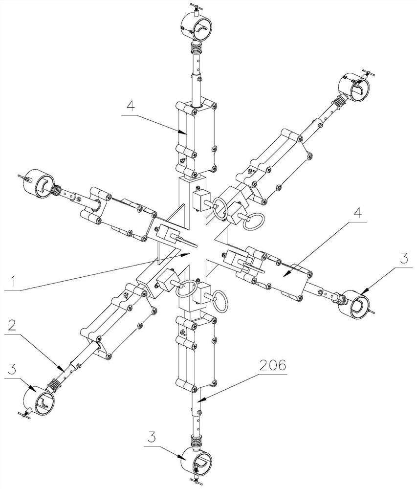 Split conducting wire assembly type anti-galloping spacer