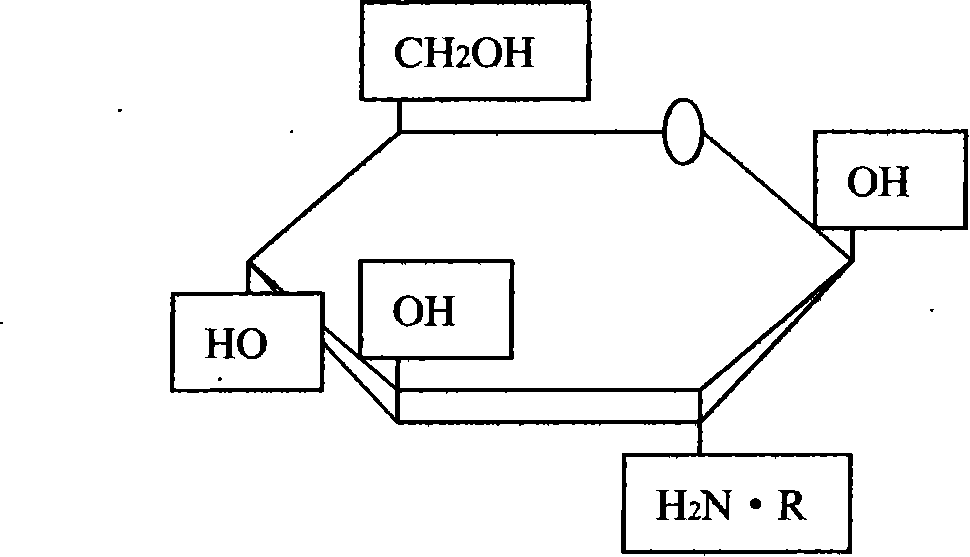 Aminoglucose unsaturated fatty acid salt and application of the same in preparing medicament for curing nerve immunity incretion disease