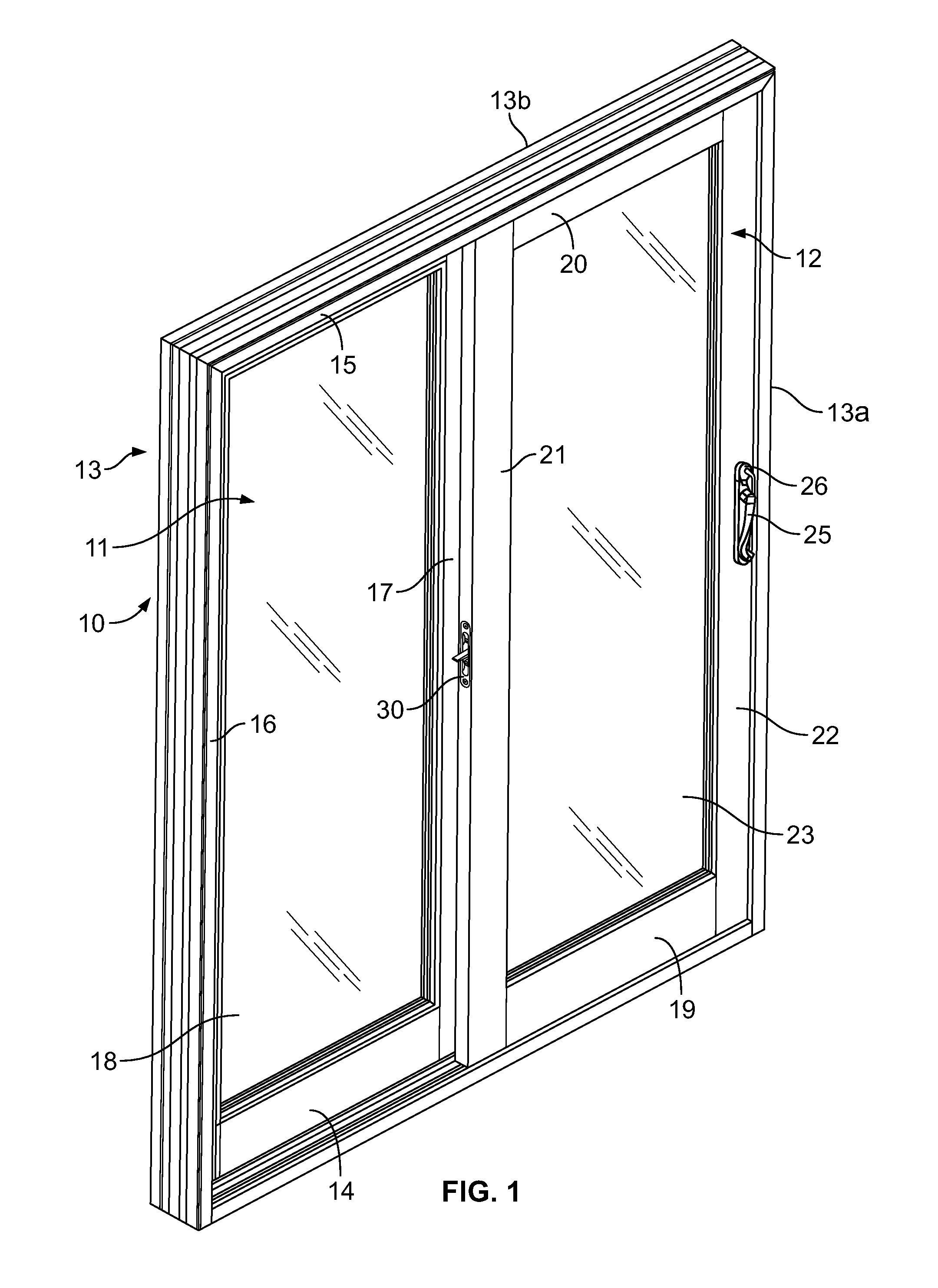 Convenient sliding glass door intermediate lock system