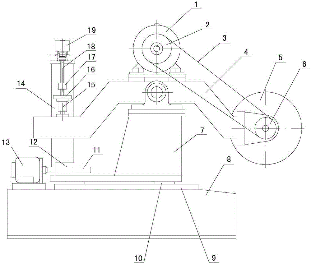 Automatic tracking type flexible grinding wheel chamfering machine