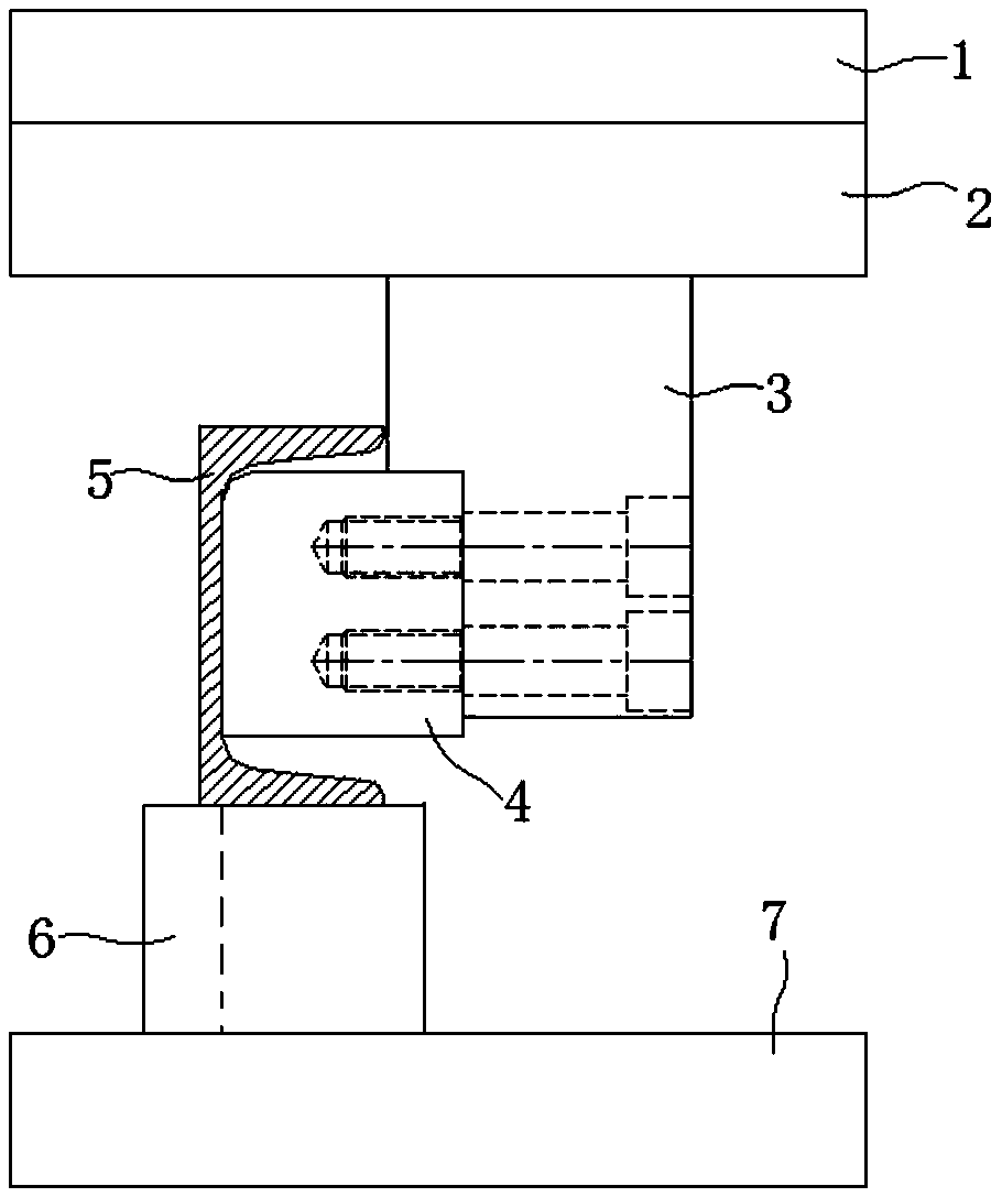 A processing device and processing method for a channel steel slotting and bending assembly