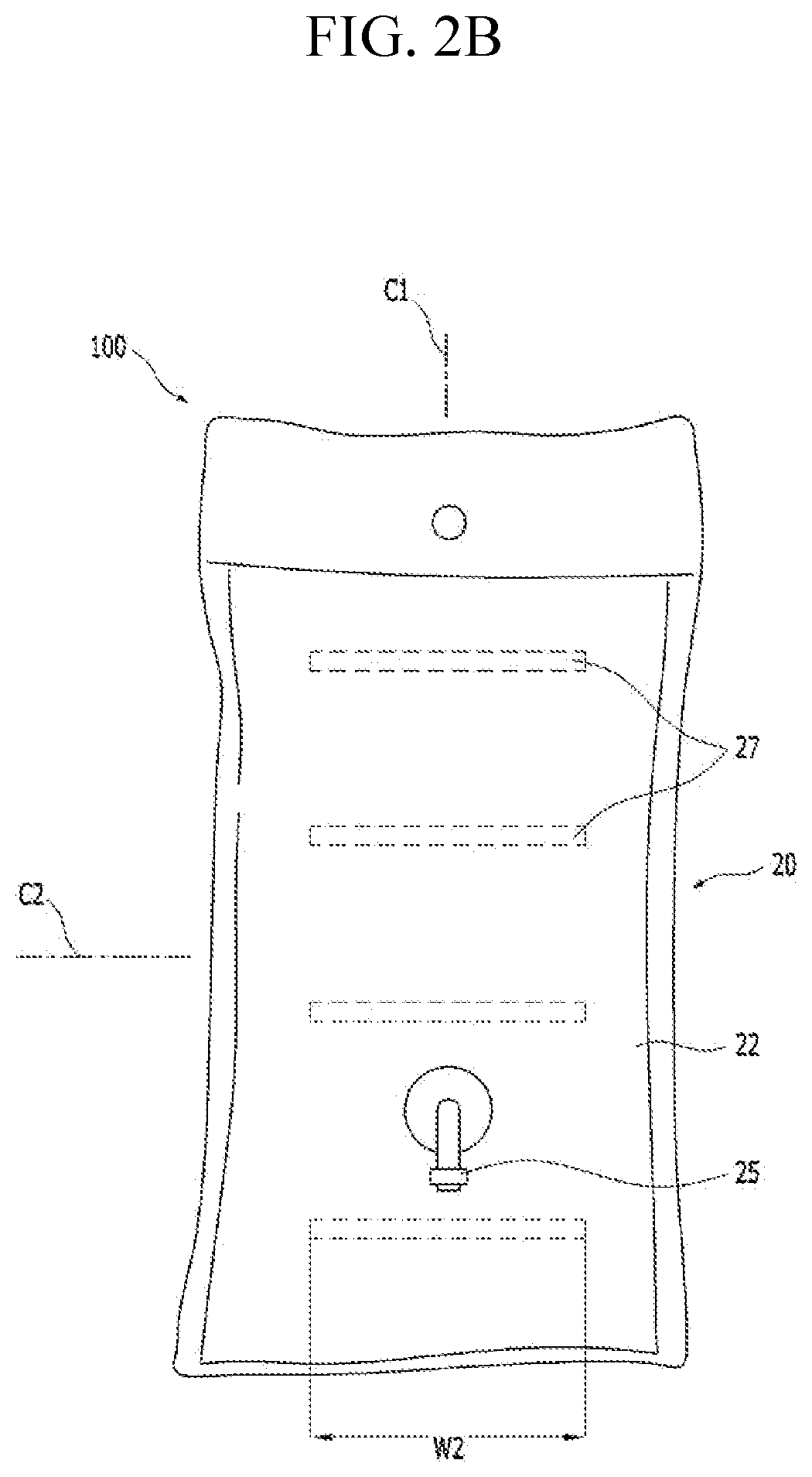 Infusion bag pressing device having pressing bag