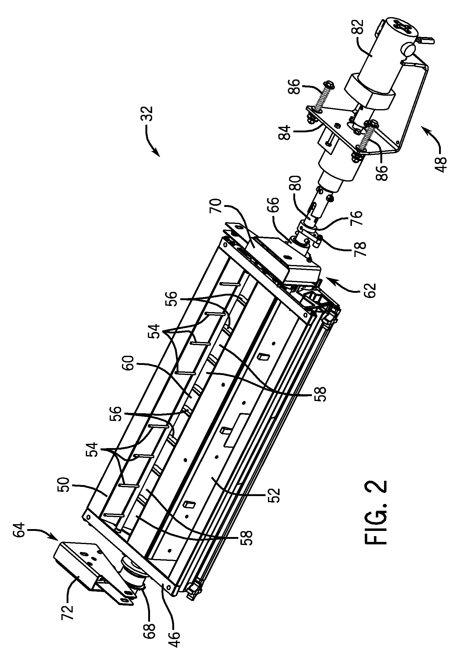 Sectioned metering system and method