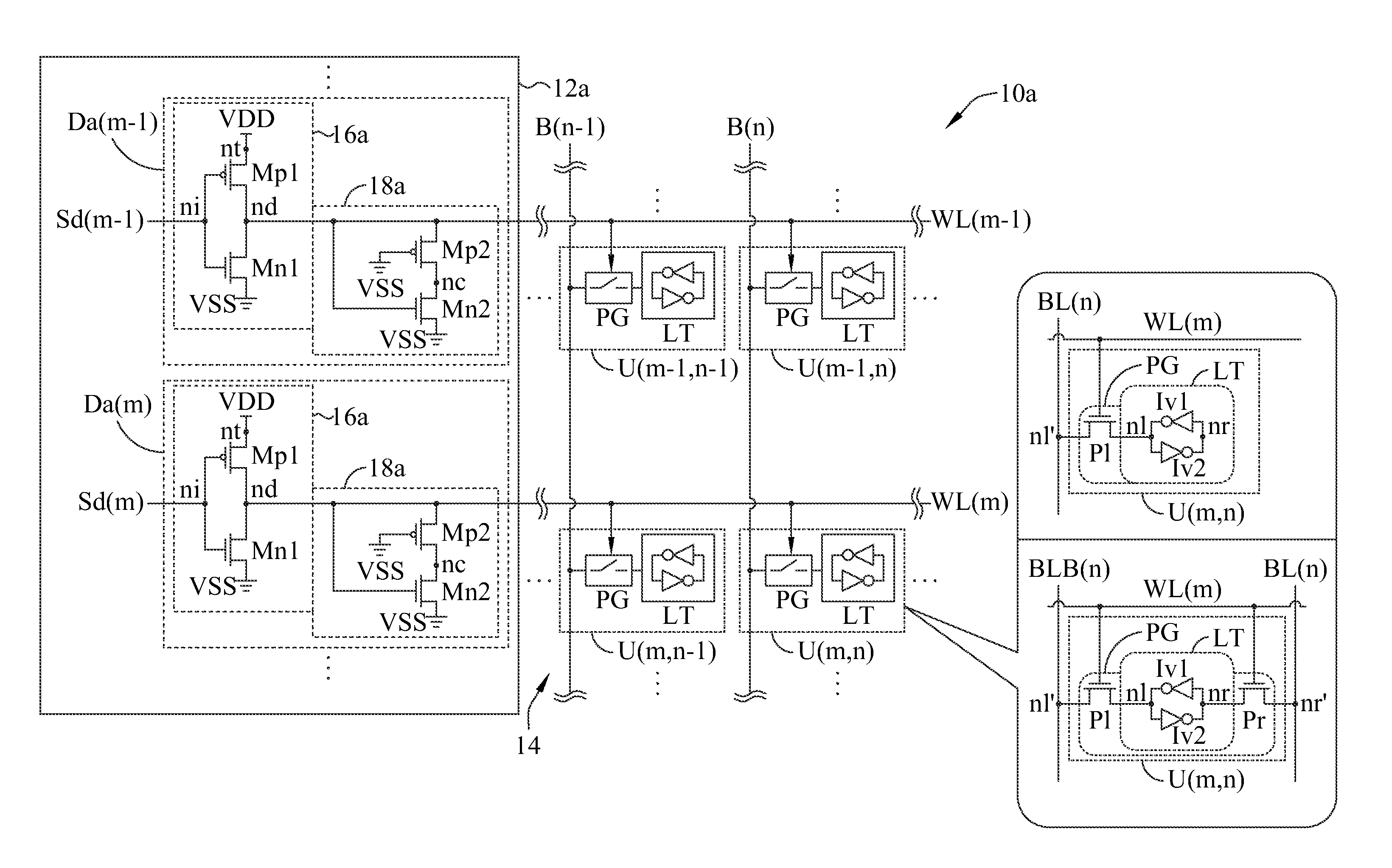 Variation-tolerant word-line under-drive scheme for random access memory