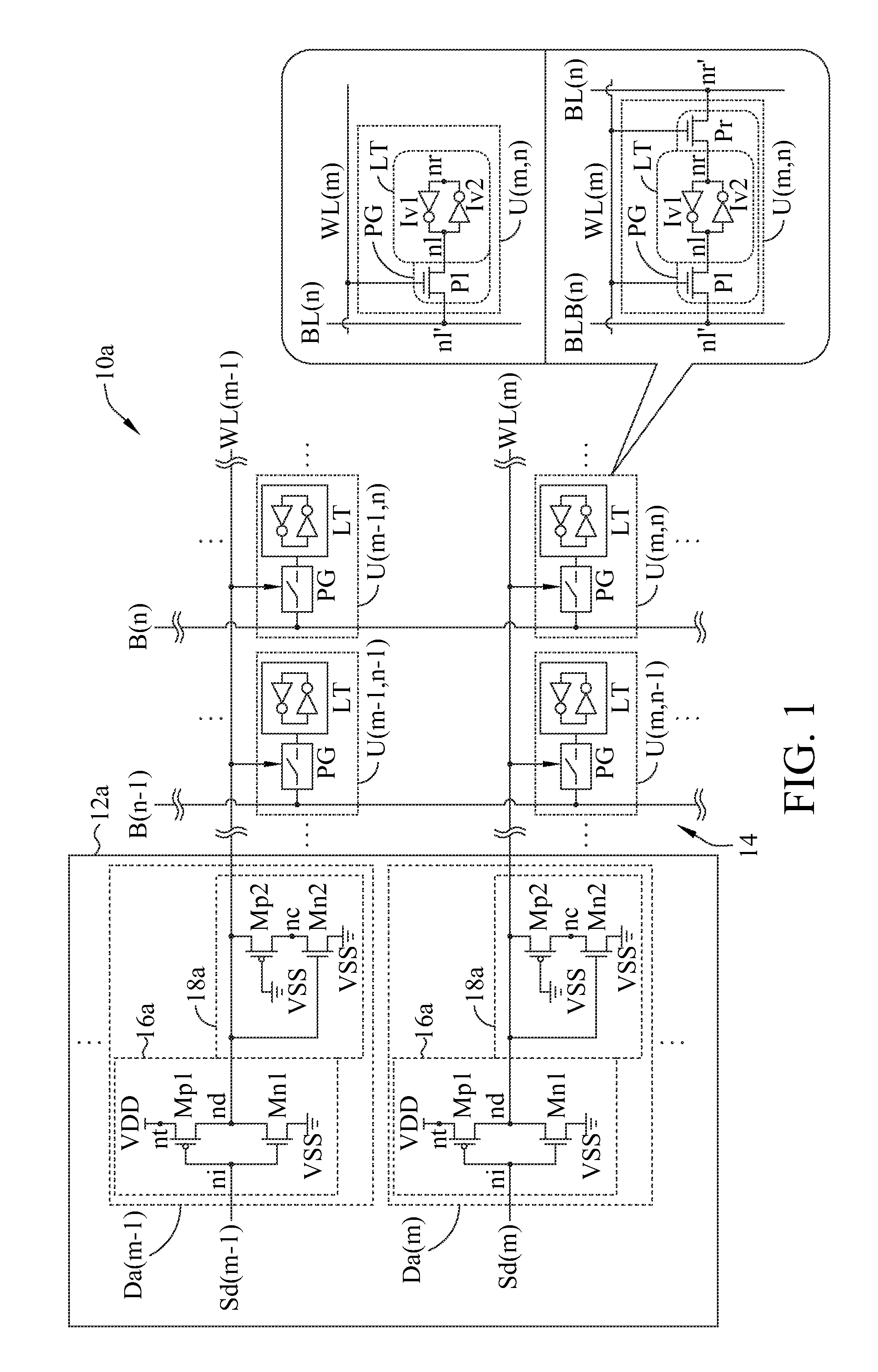 Variation-tolerant word-line under-drive scheme for random access memory