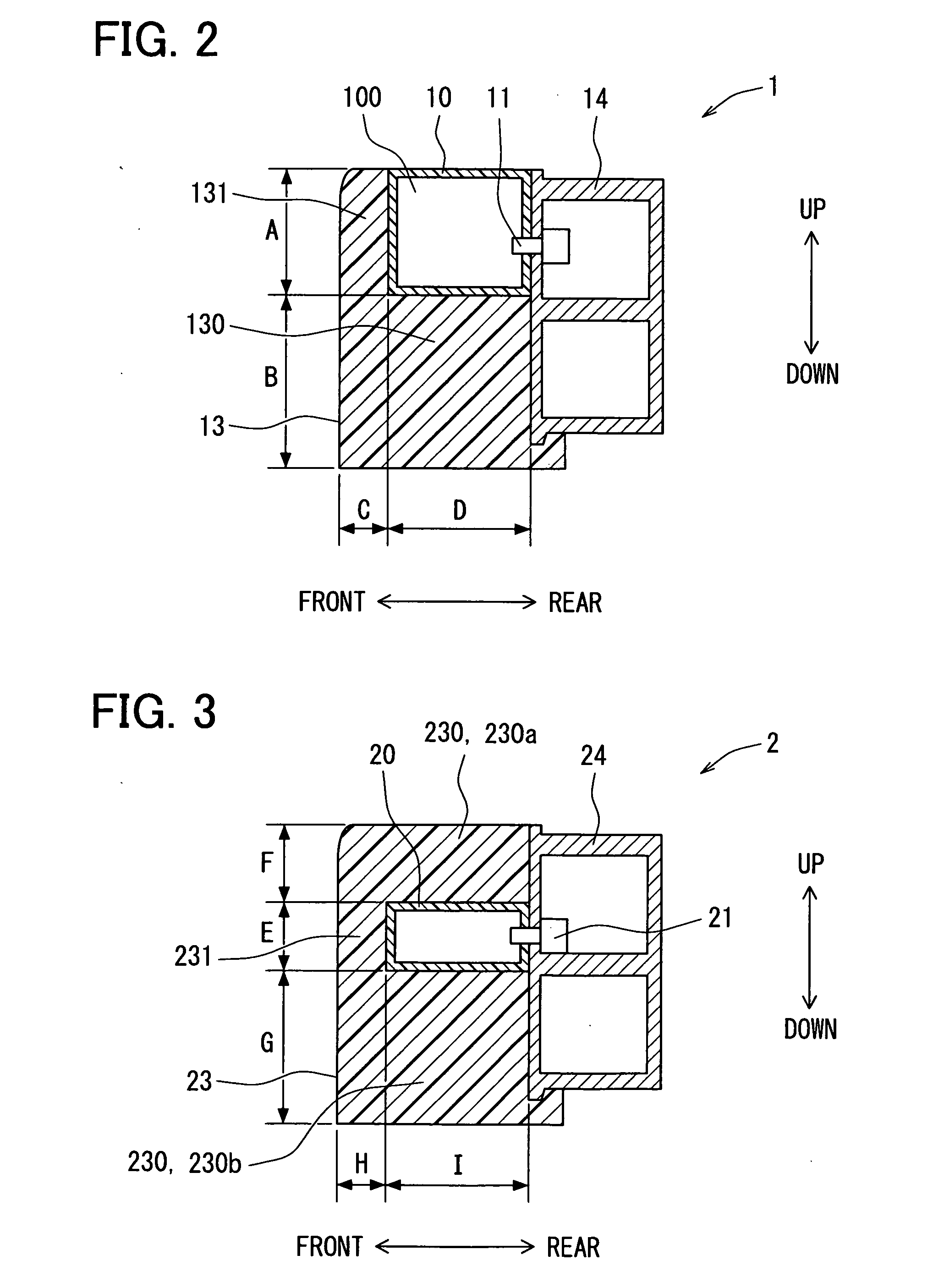 Collision detecting device