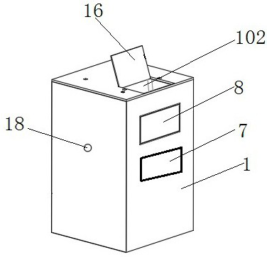 Rotary garbage classification dustbin and classification method