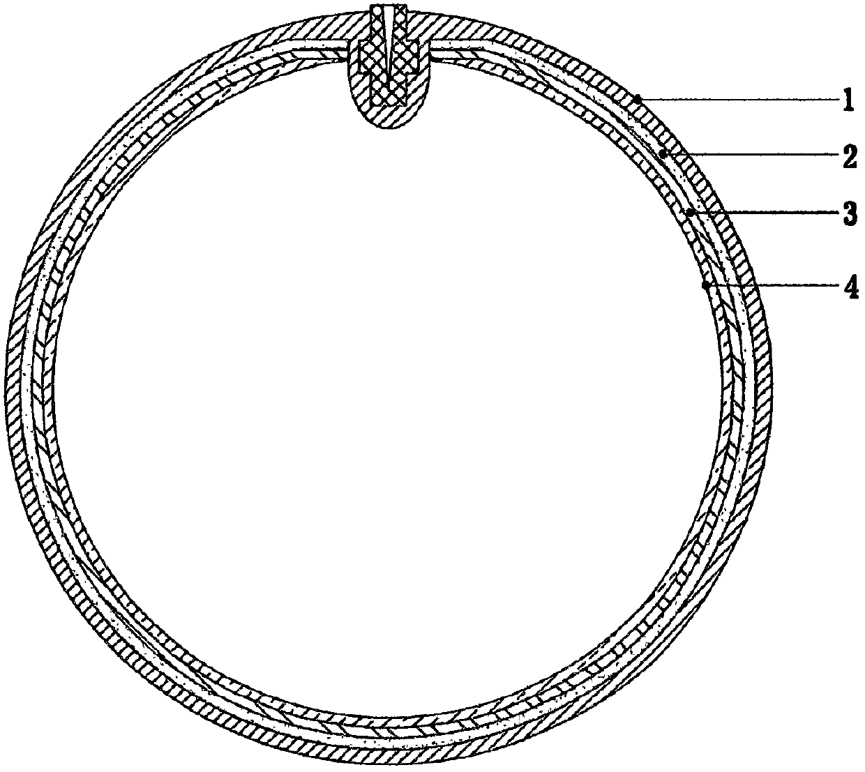 Environmentally friendly water-based adhesive mechanically laminated basketball