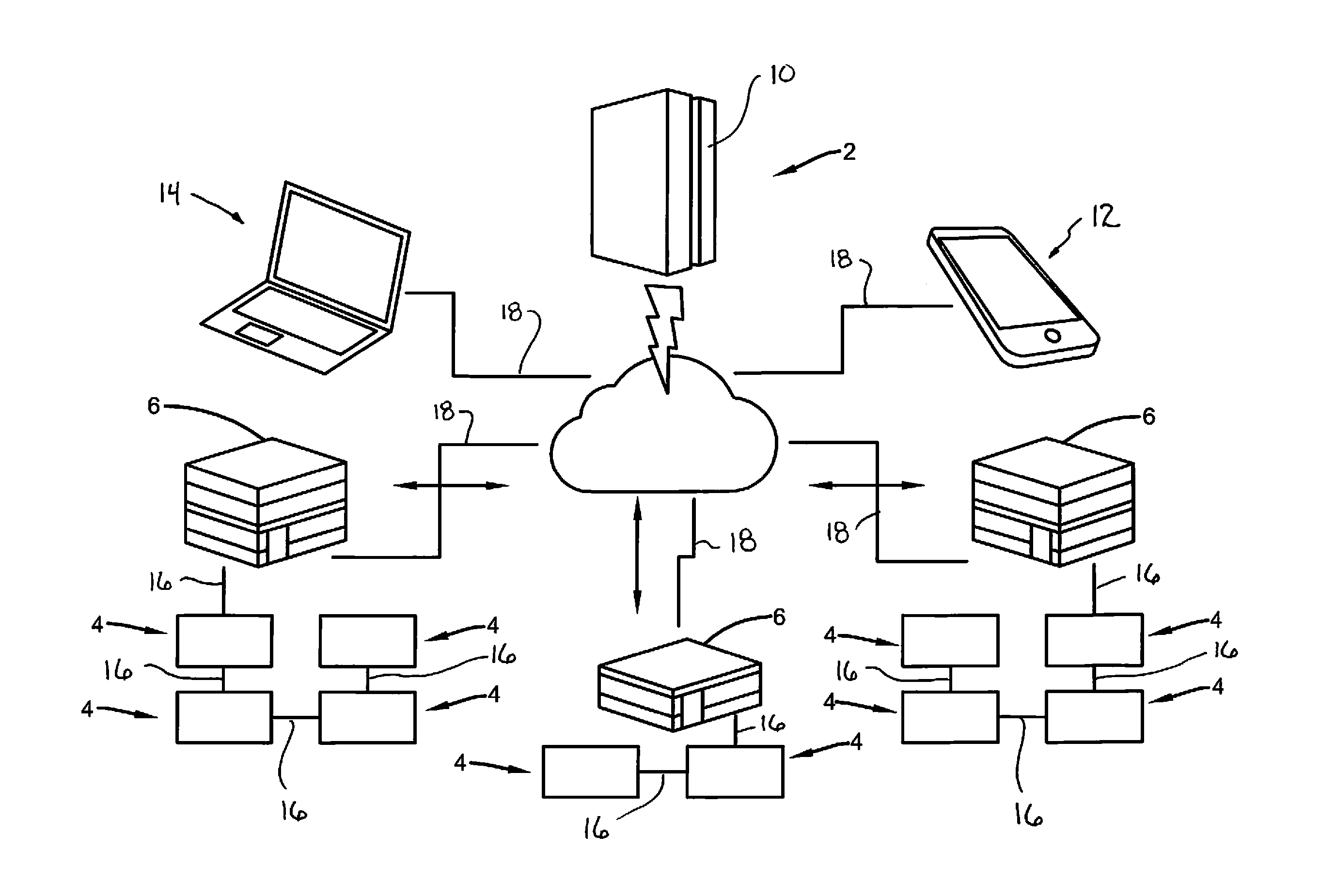 Emergency lighting monitoring and reporting system