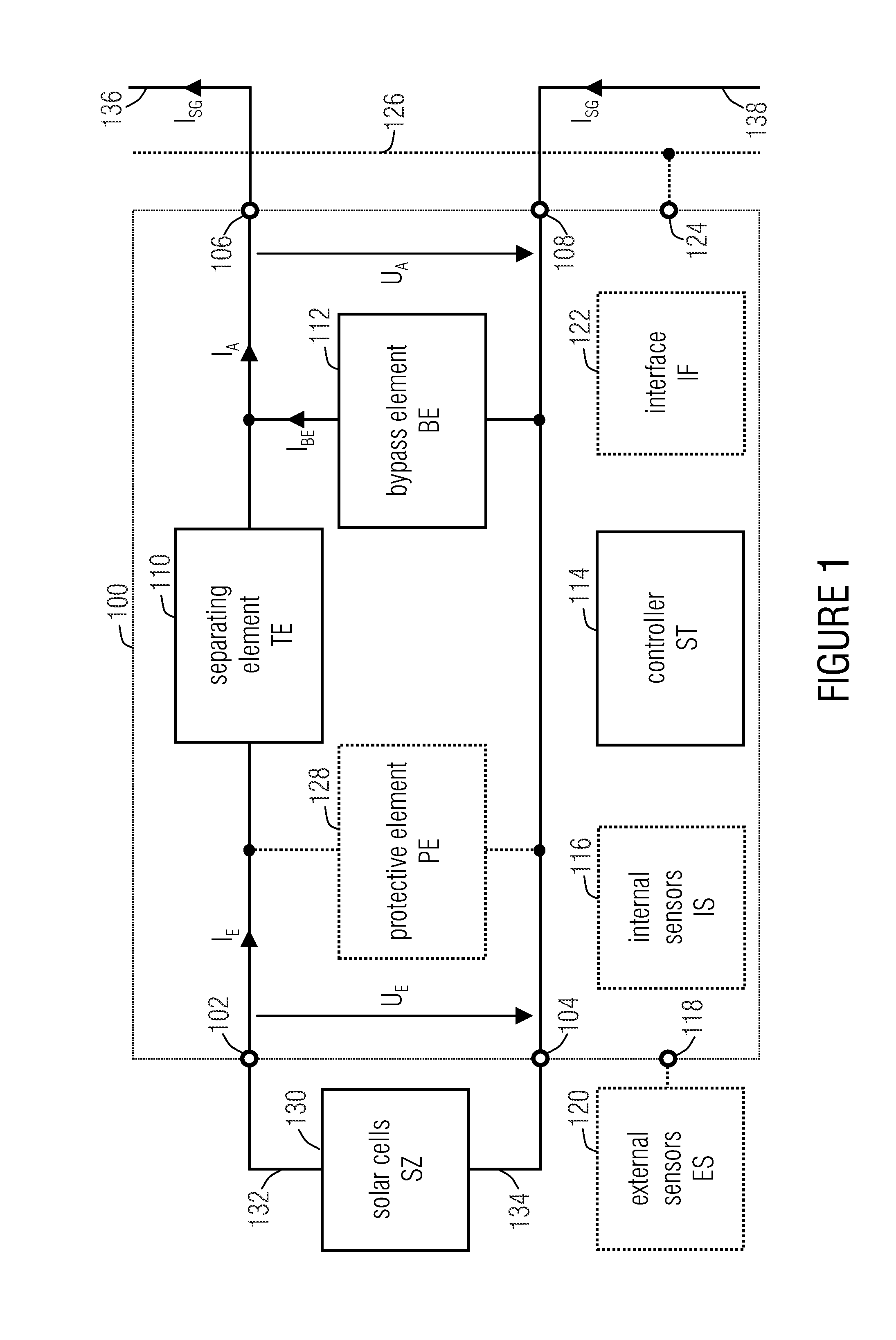 Bypass and protection circuit for a solar module and method of controlling a solar module