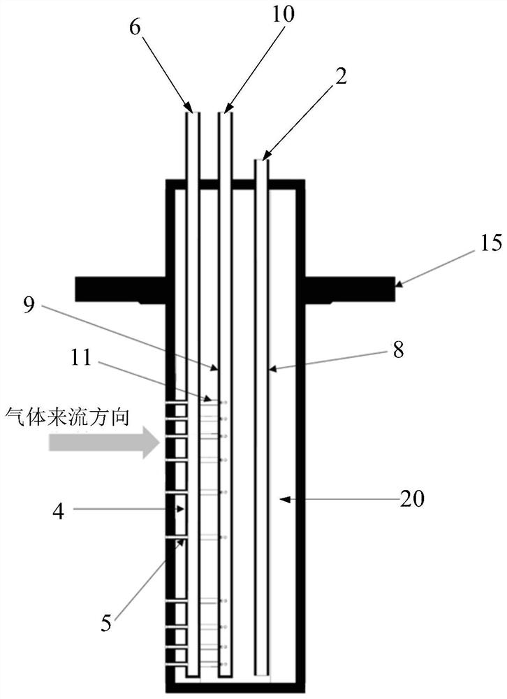 Gas sampling device