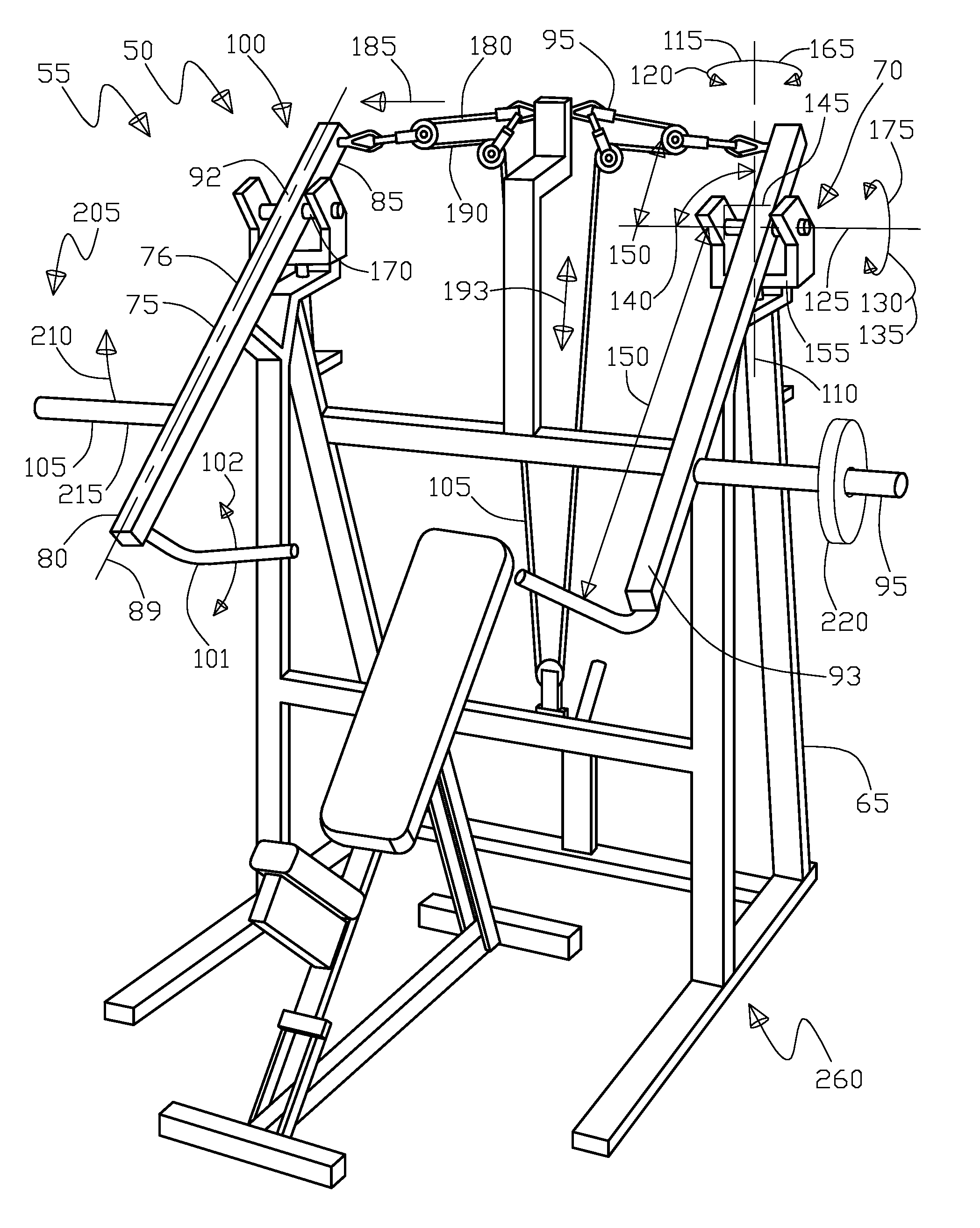 Multi Axes Exercise Apparatus