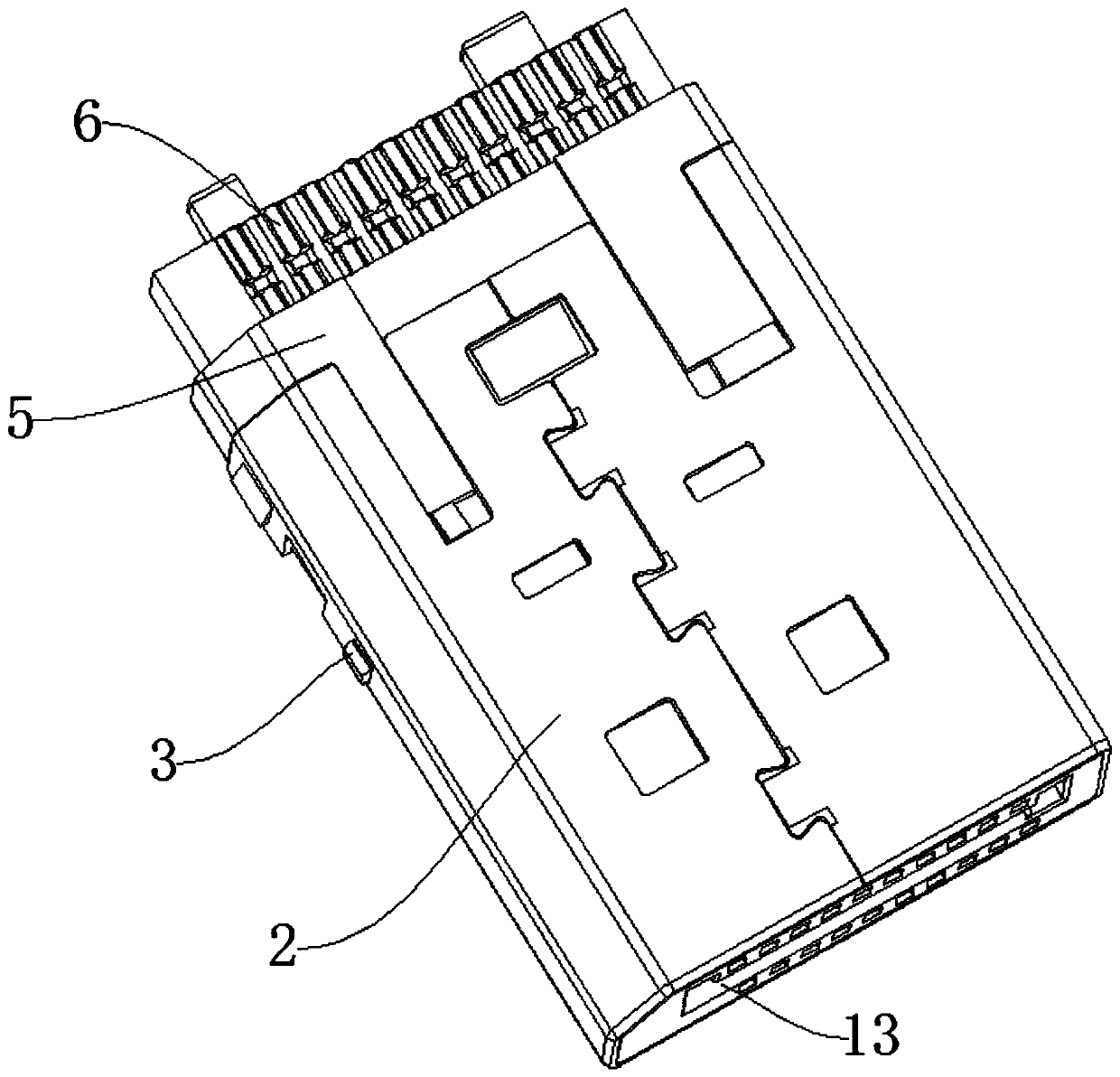 High-fidelity high-definition DP connector