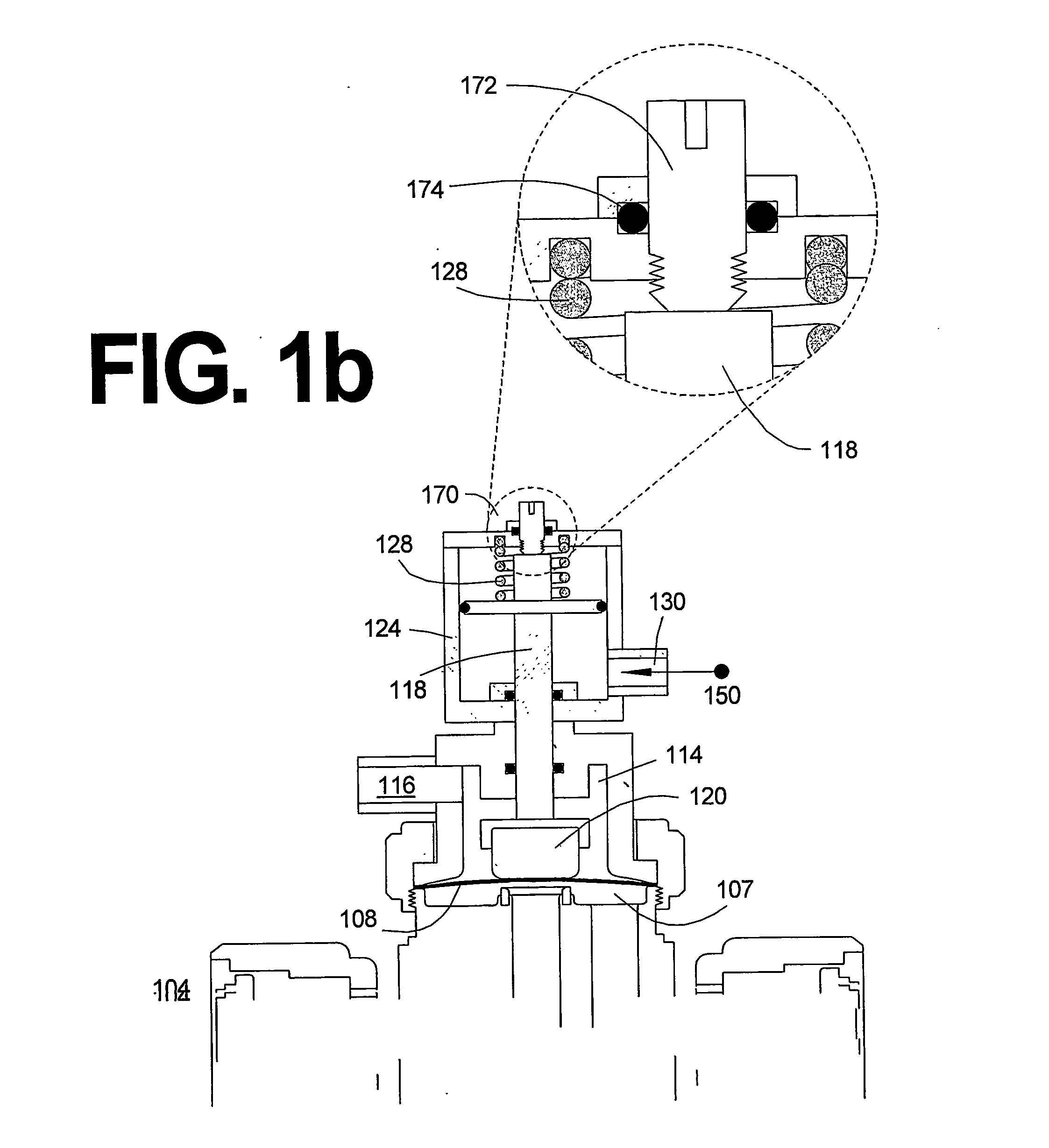 Fail-safe pneumatically actuated valve with fast time response and adjustable conductance