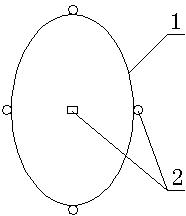 Hollow floor air bag and construction method of cast-in-place hollow floors