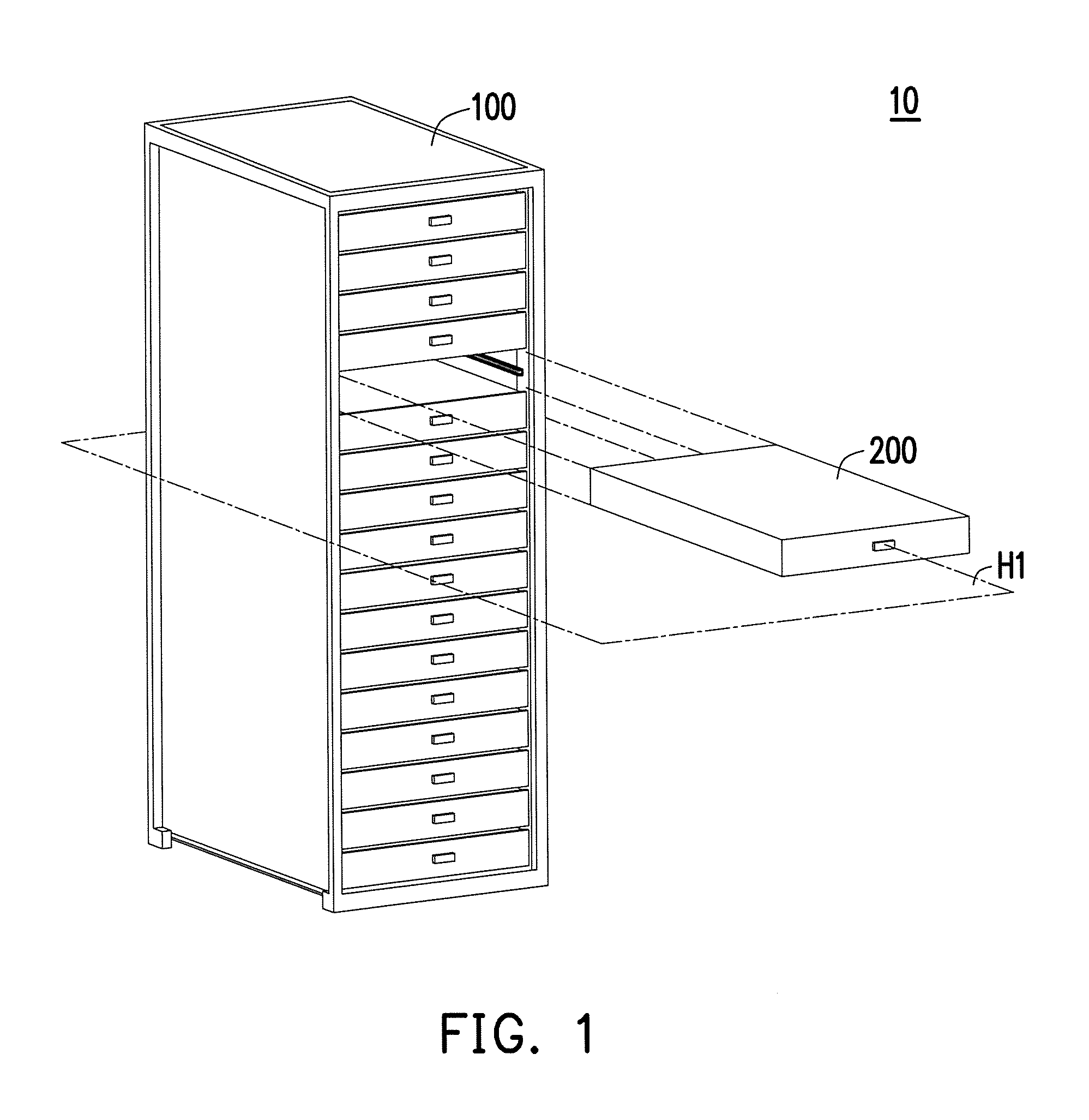 Casing structure and server using the same