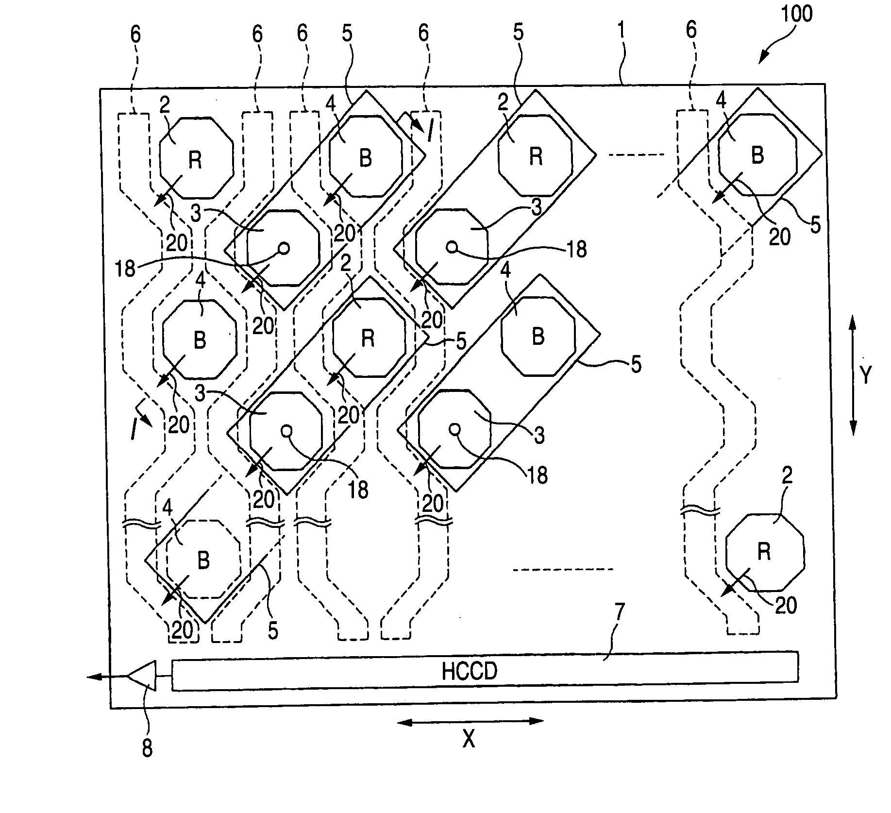 Solid-state image pickup element and image pickup apparatus using the same