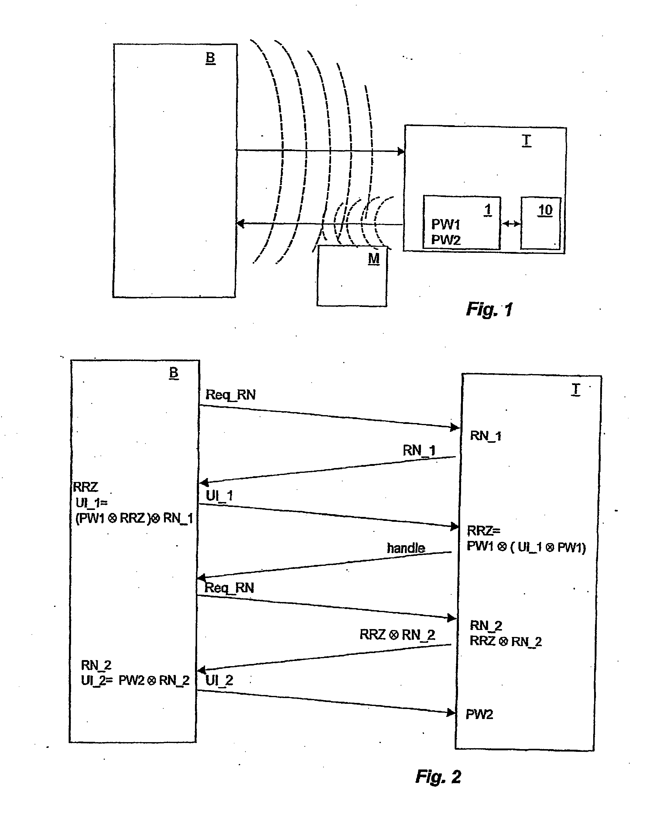 Method, transponder, and system for secure data exchange