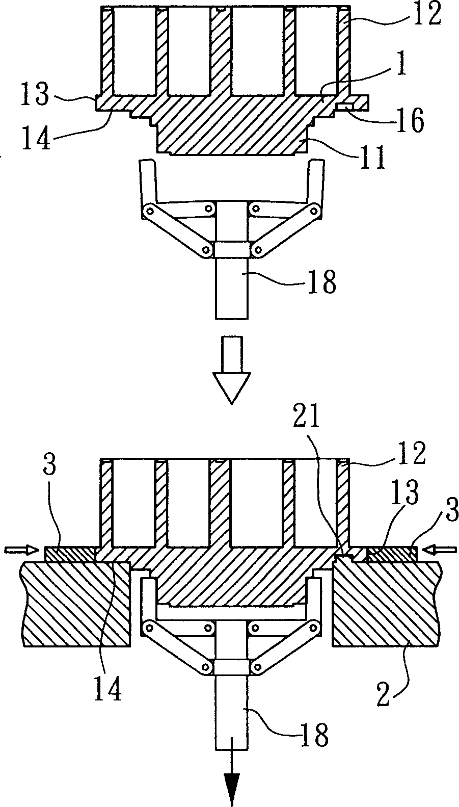 Turbination processing method of compressor