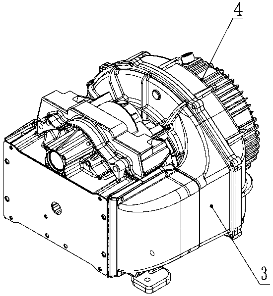 Medical oilless vortex variable frequency air compressor