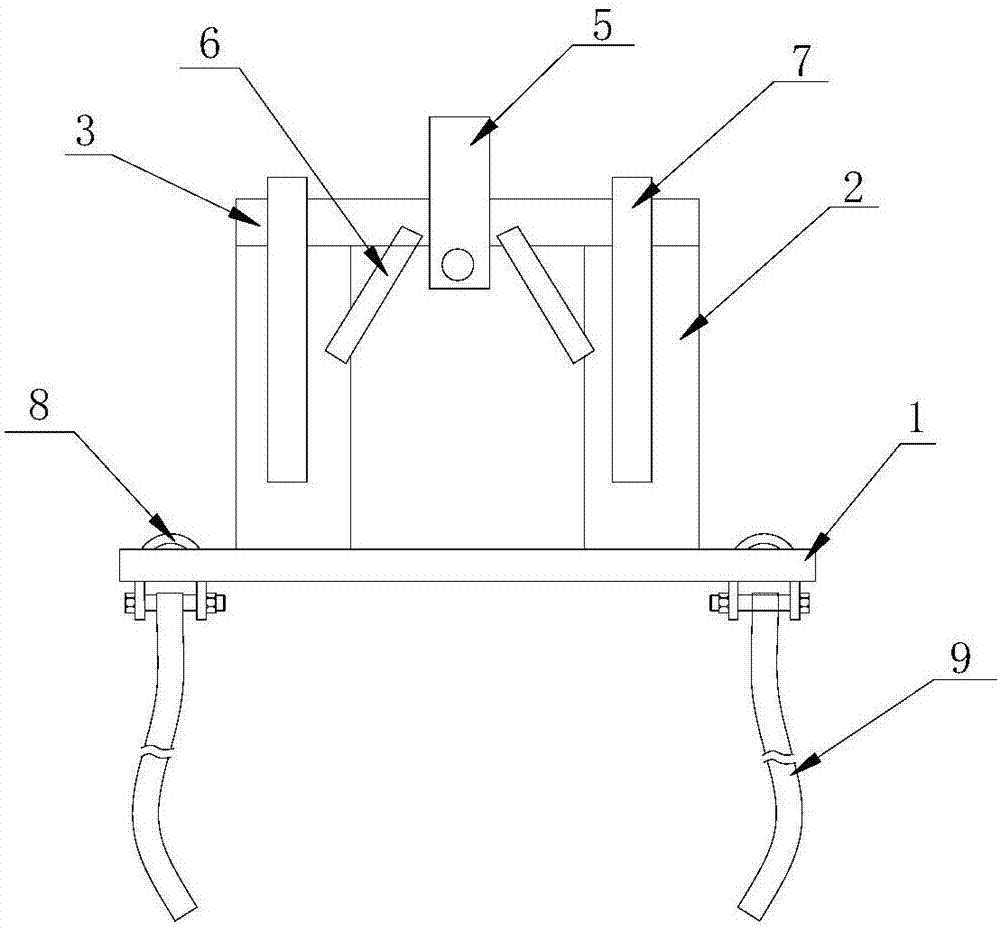 Portable lifting device based on loading machine lifting accropode and manufacturing method of device