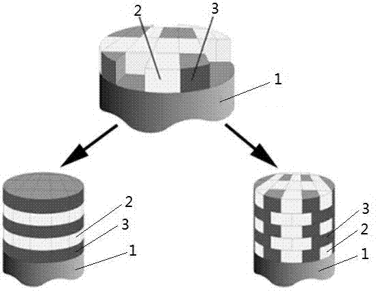 A kind of preparation method of diamond/silicon carbide three-dimensional composite structure and its prepared product