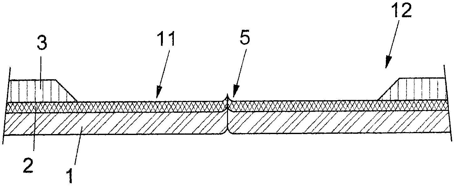 Simplified method for making an impermeable joining on three-layer or bi-layer fabric materials