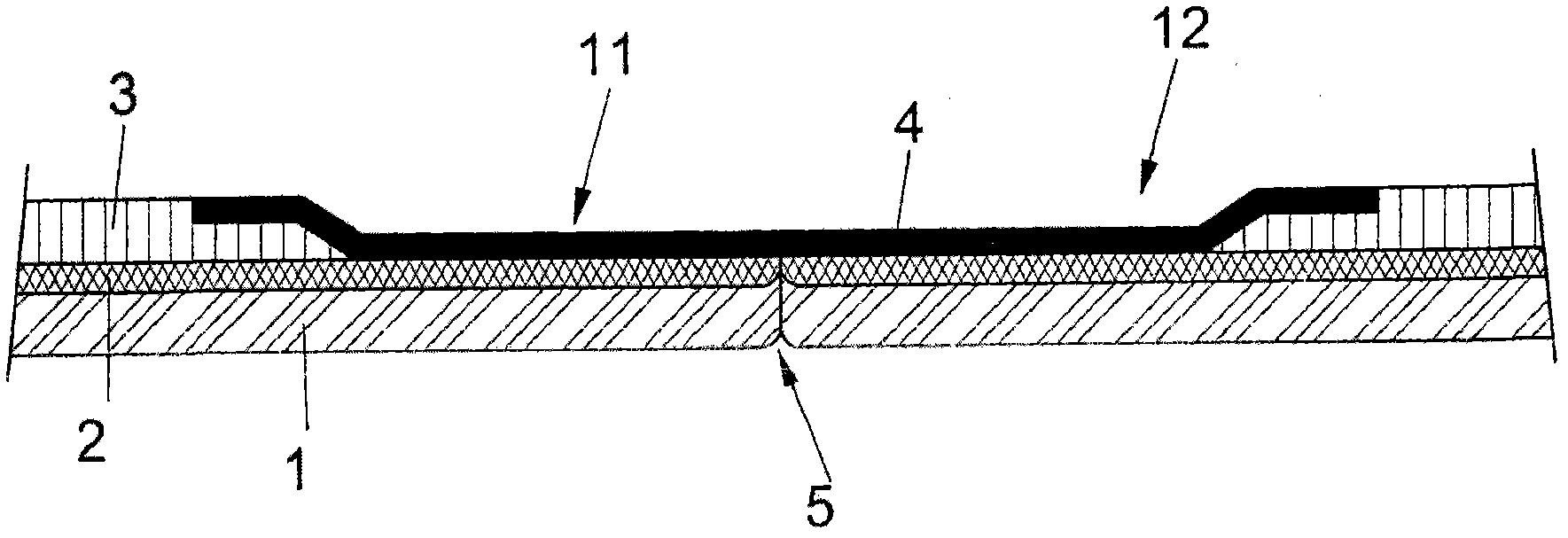 Simplified method for making an impermeable joining on three-layer or bi-layer fabric materials