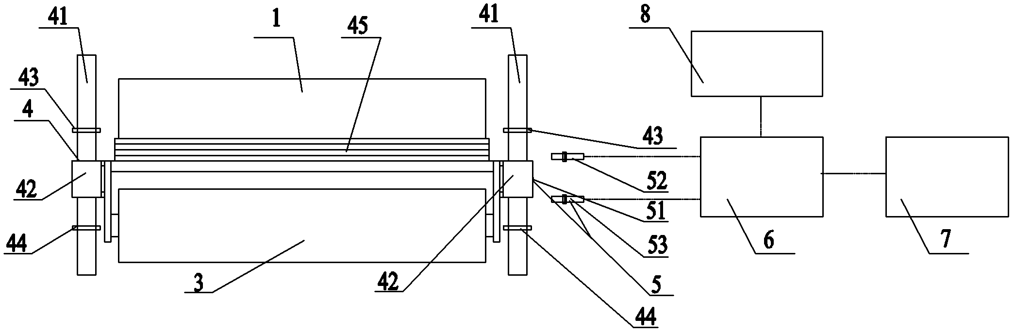 Tension control device for fiber tows