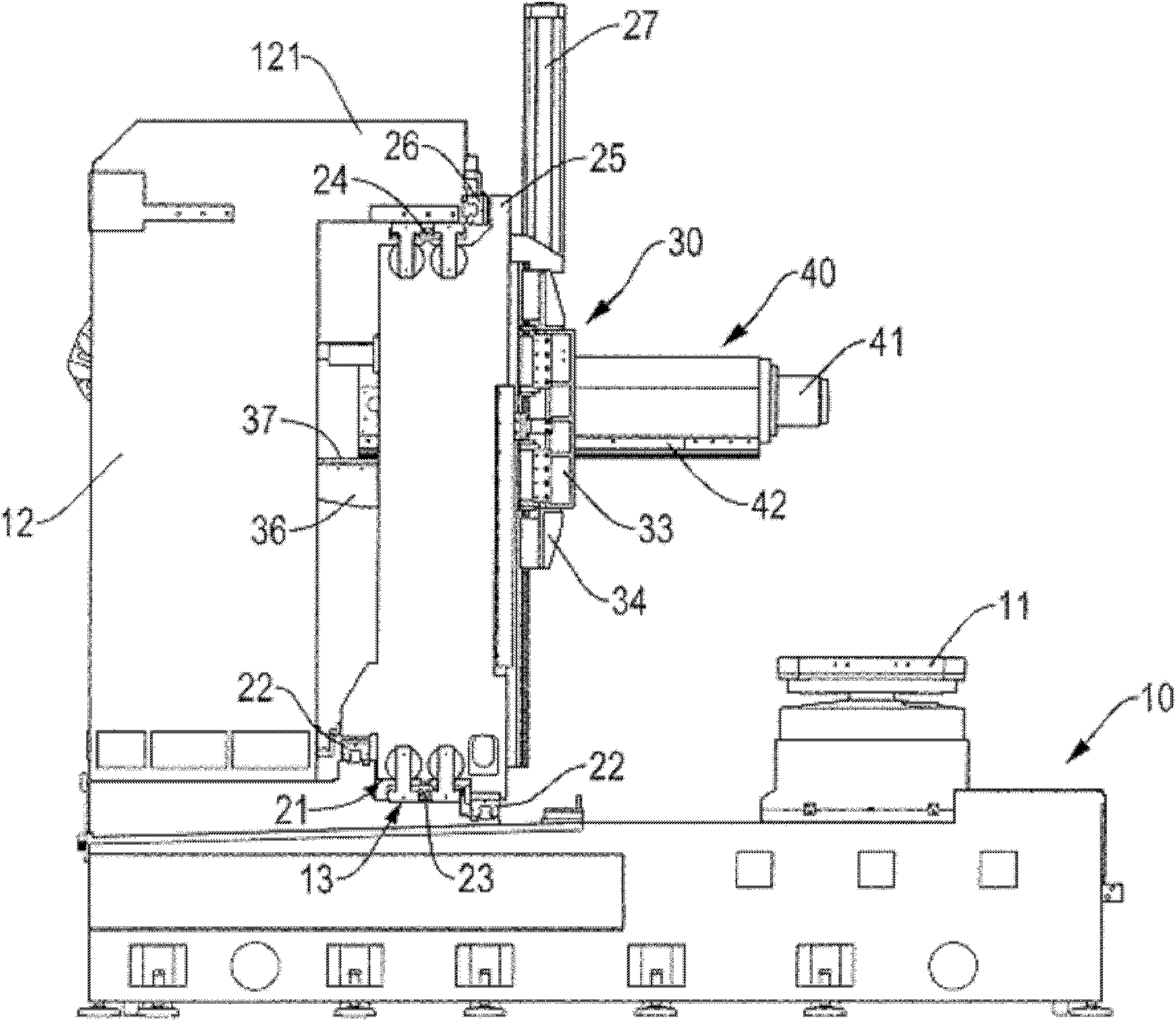 Novel multiaxis machining machine