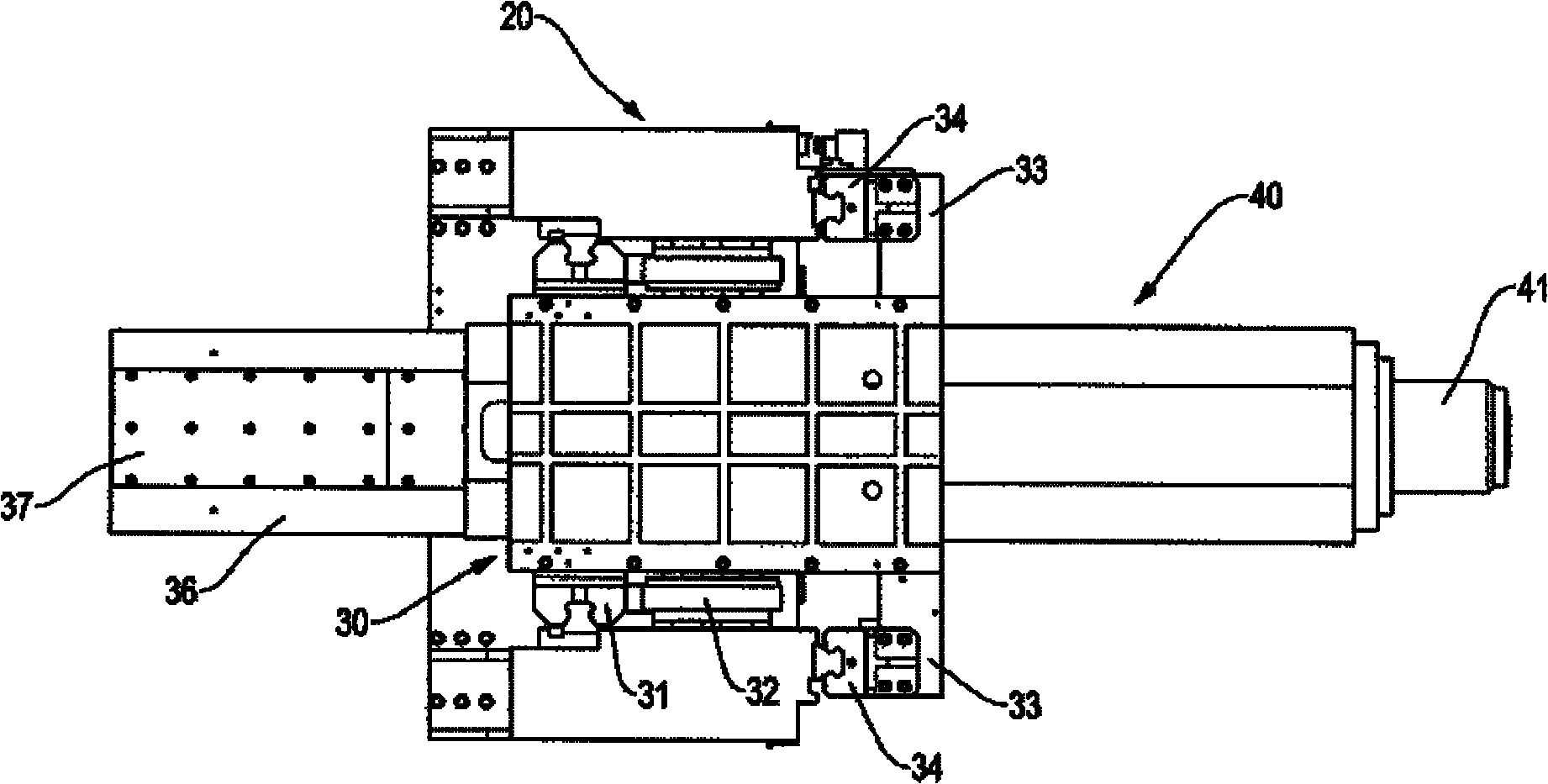 Novel multiaxis machining machine