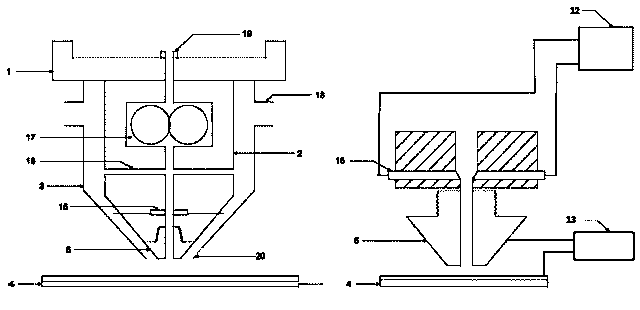 Resistance type double-melting stacking three-dimensional metal member manufacturing forming system