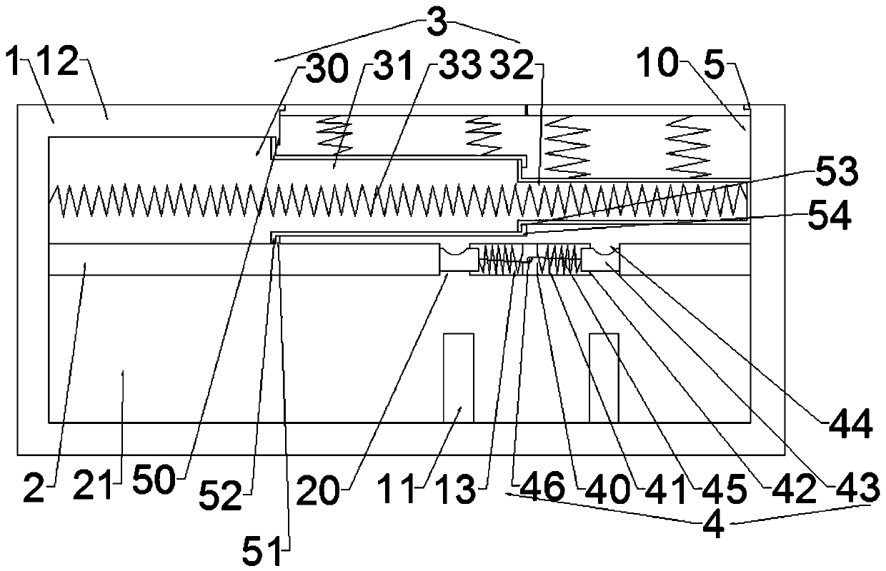 Double-layer retractable socket