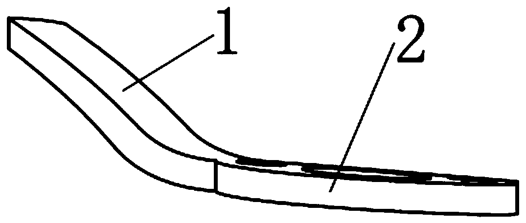 A fixation plate for avulsion fracture of posterior cruciate ligament tibial insertion