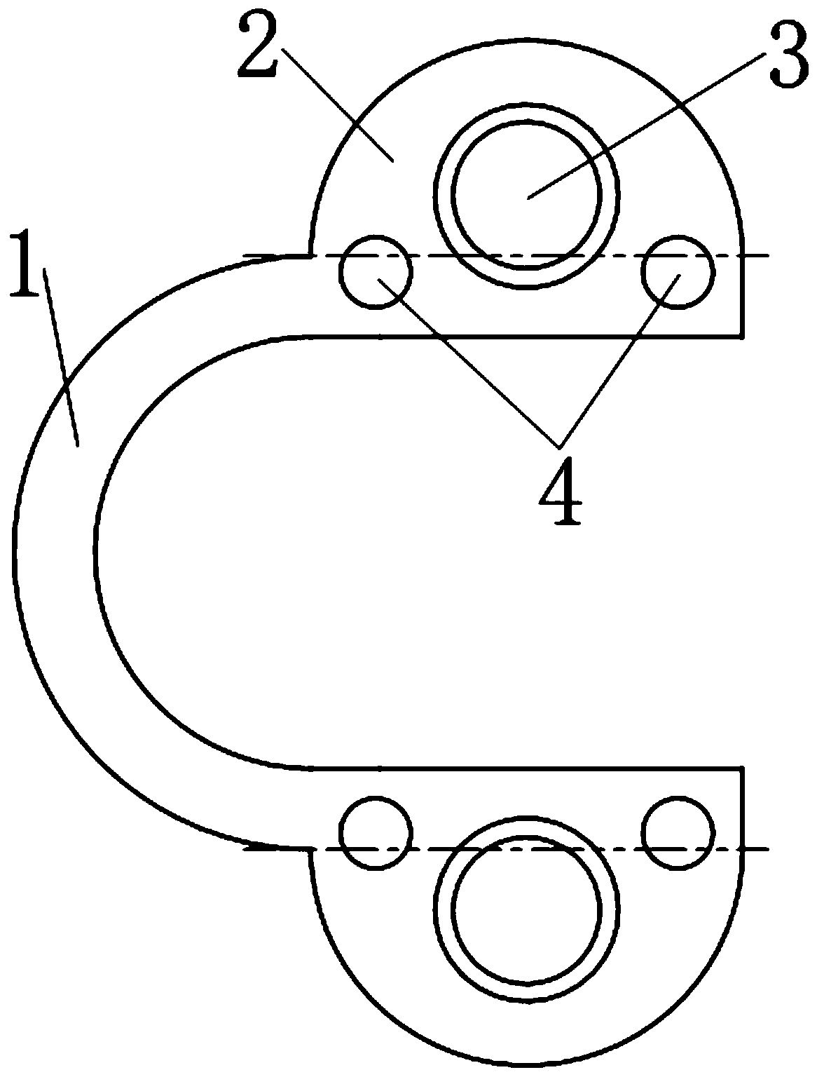 A fixation plate for avulsion fracture of posterior cruciate ligament tibial insertion