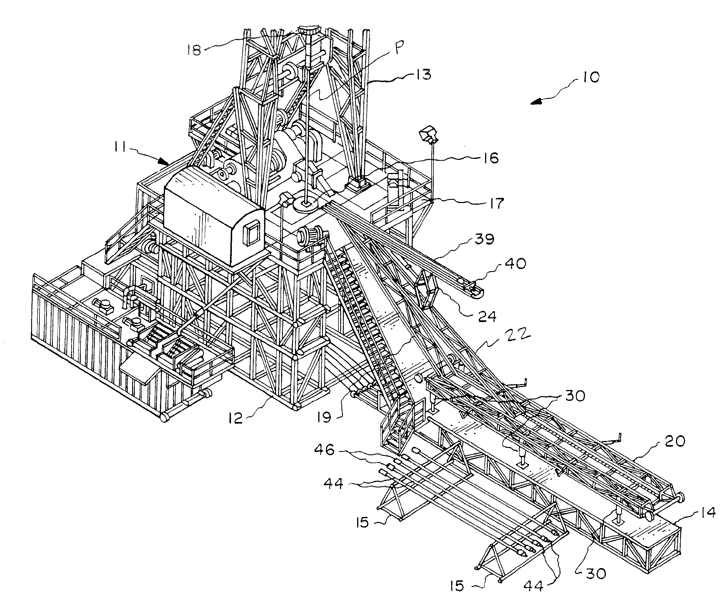 Portable drill pipe handling apparatus for use with oil and gas well drilling rigs