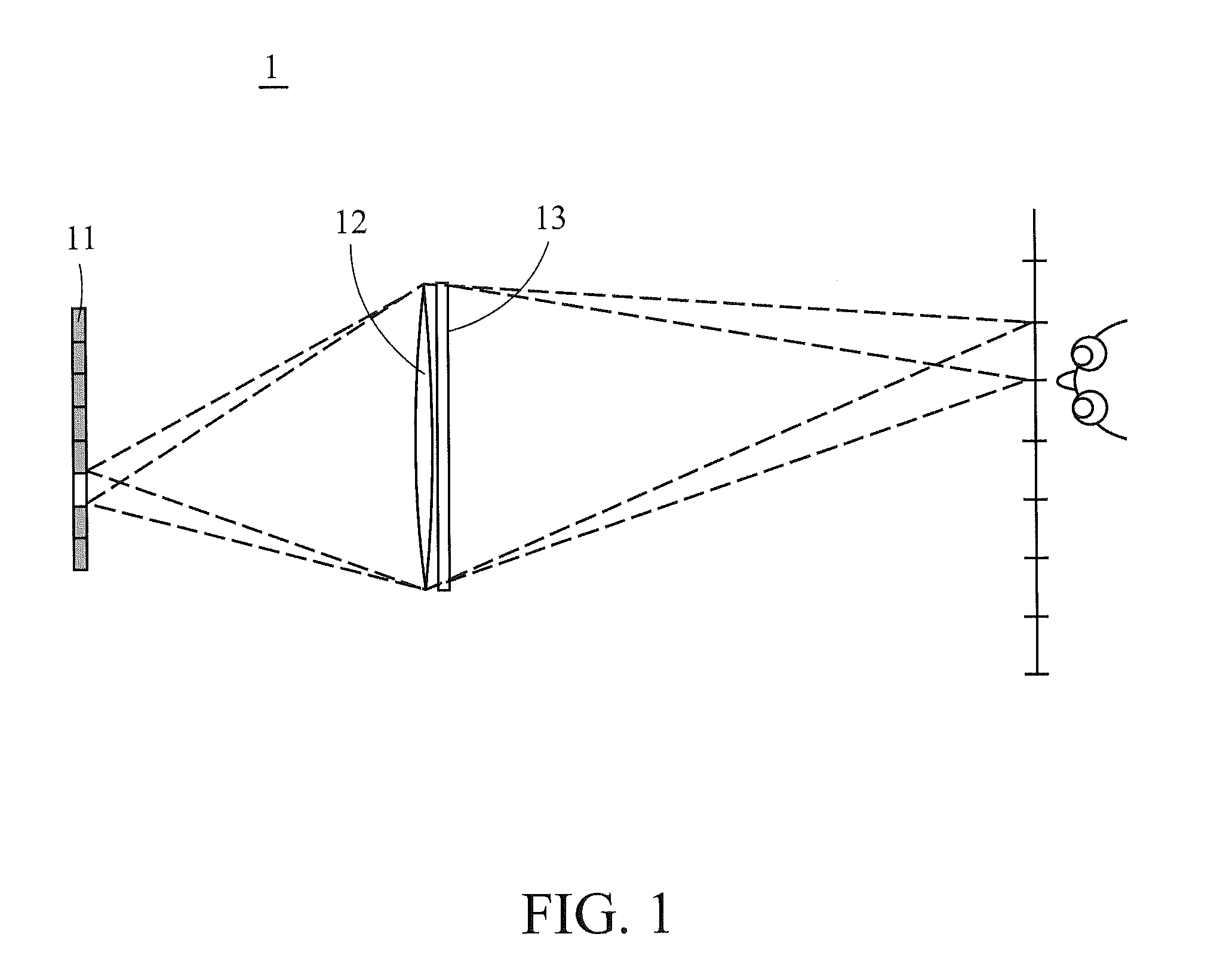 Projection apparatus for providing multiple viewing angle images