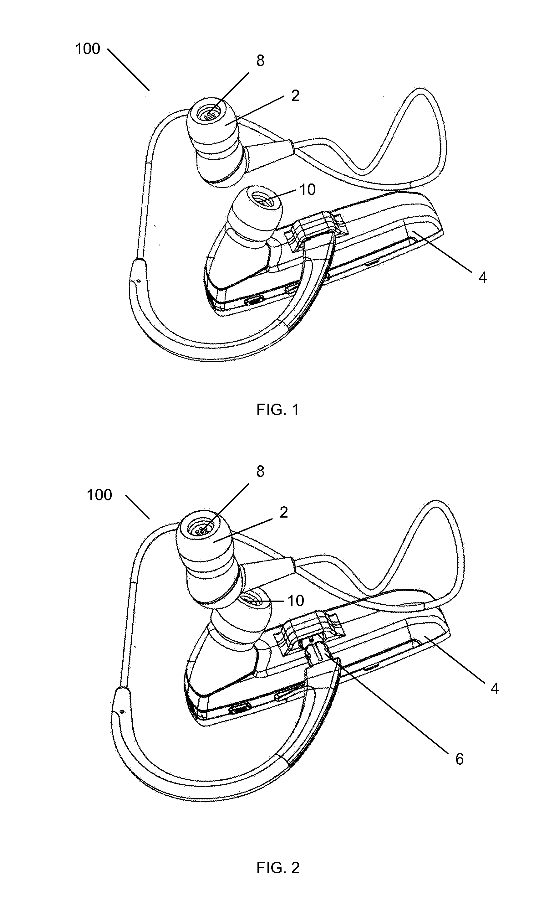 Headset wearing mode based operation