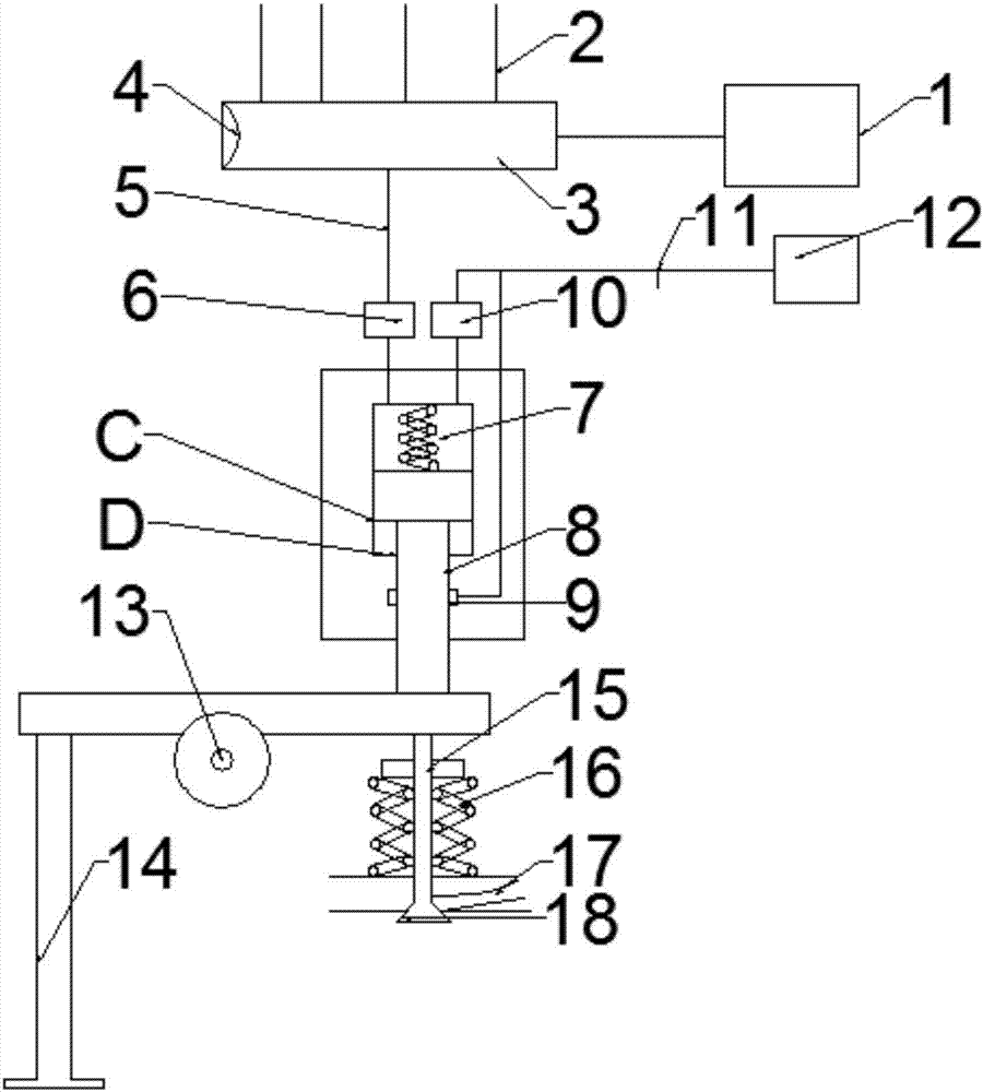 Braking device of fuel pressure control braking valve