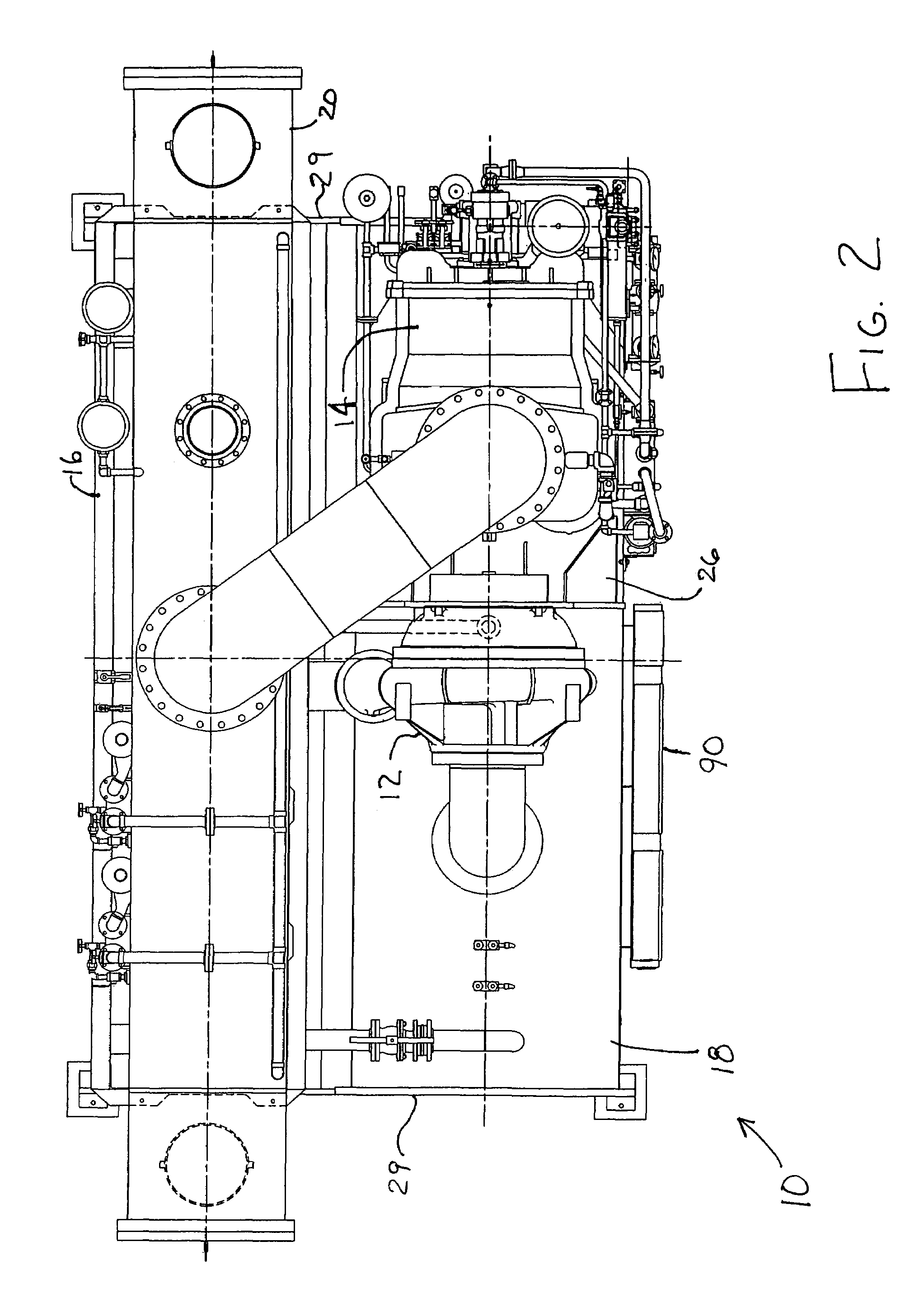 Automatic start/stop sequencing controls for a steam turbine powered chiller unit