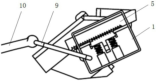 Medical hand constraining mechanism and constraining method