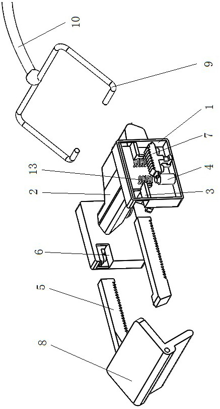 Medical hand constraining mechanism and constraining method