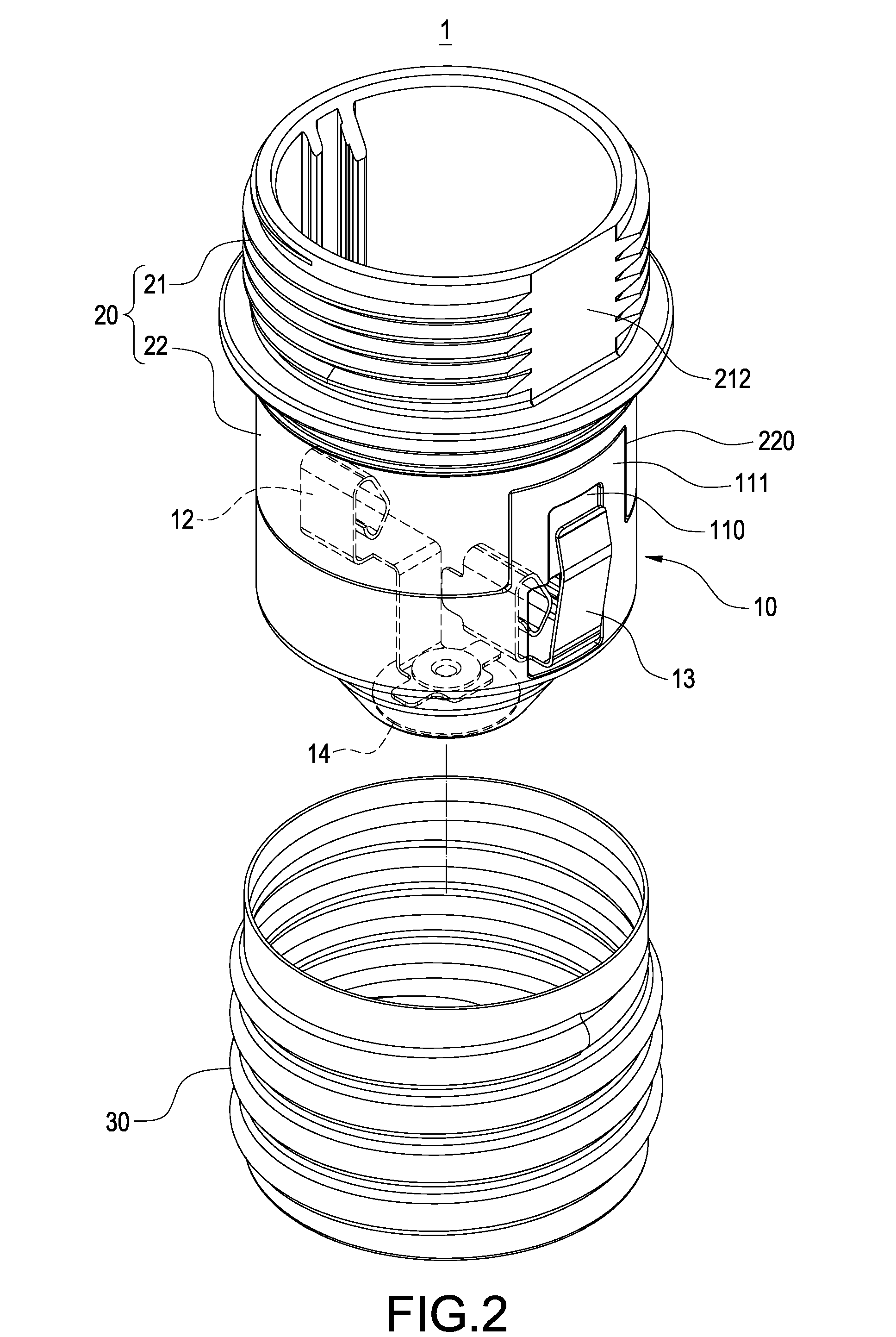 LED bulb and lamp head assembly with positioning structures