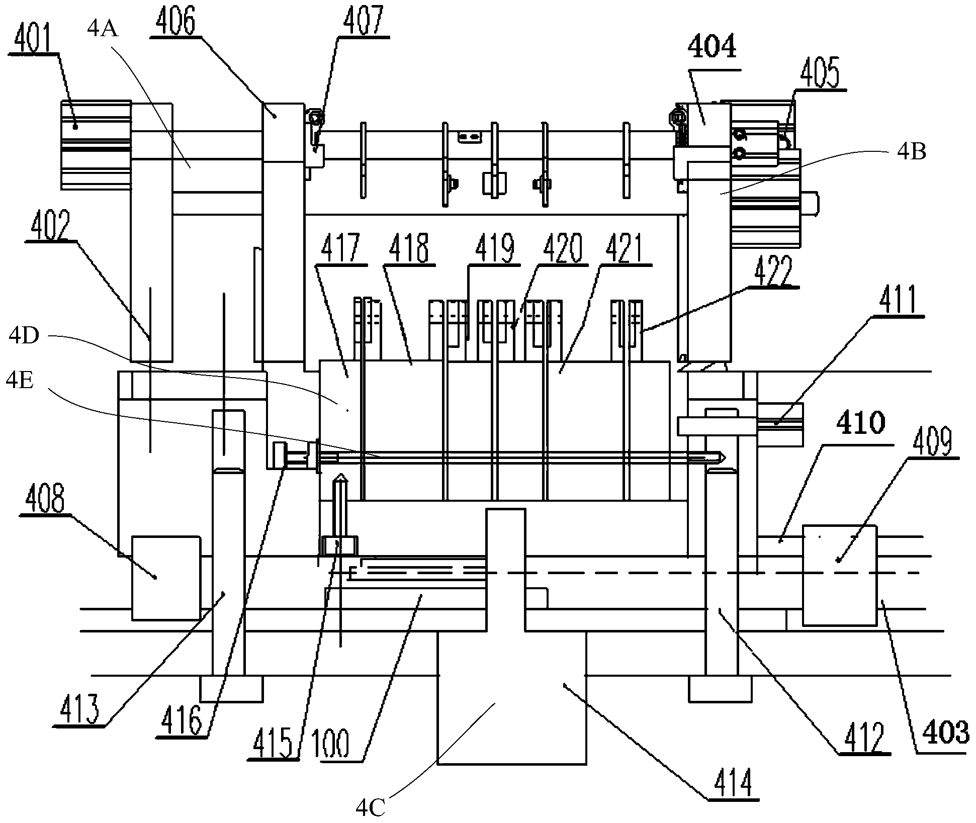 Rotating shaft welding jig, rotating shaft welding worktable and automatic rotating shaft welding system